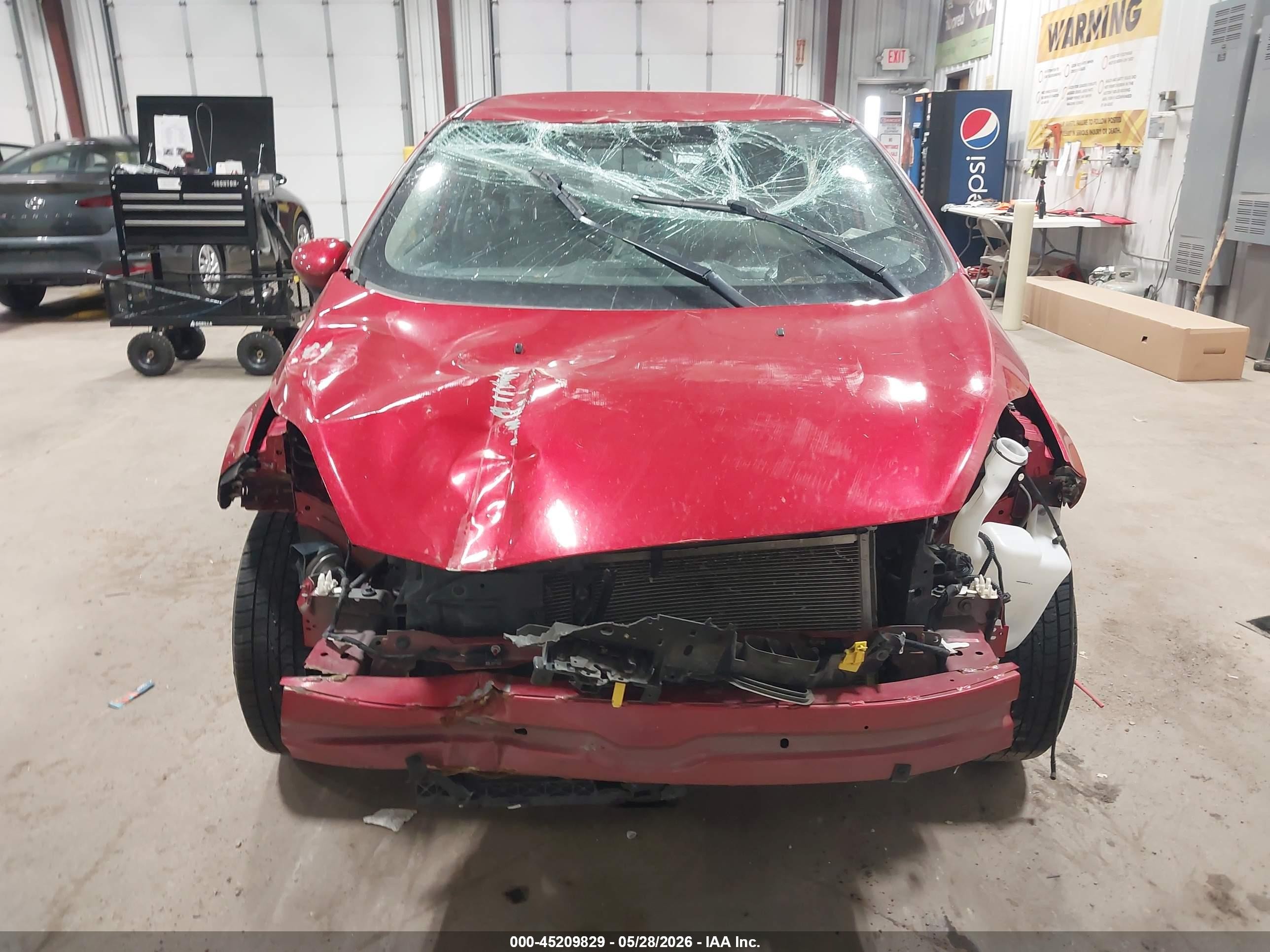 2012 Ford Fiesta Se Red vin: 3FADP4BJ5CM150526