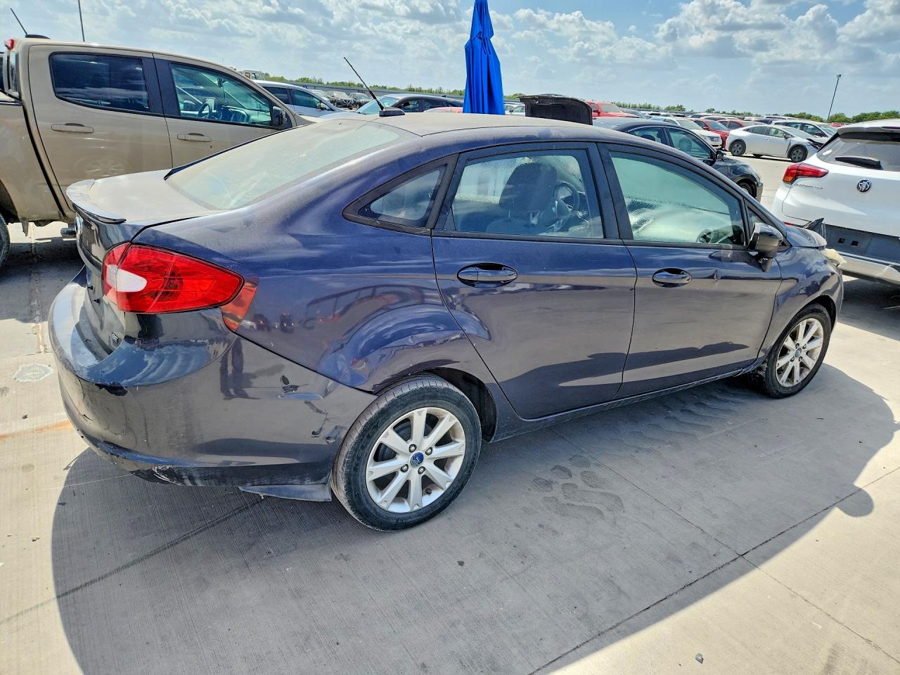2012 Ford Fiesta Se Blue vin: 3FADP4BJ5CM176401
