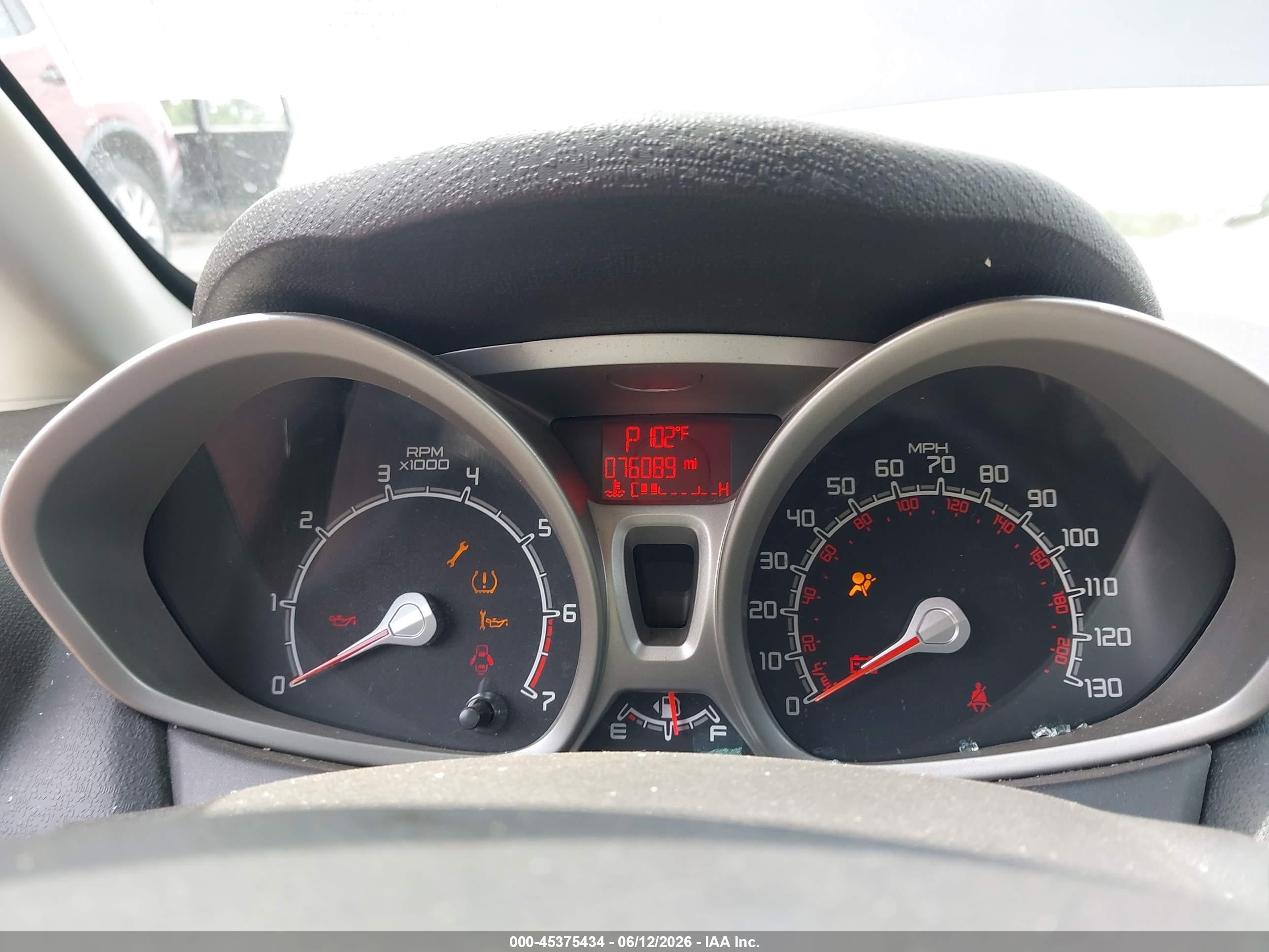 2013 Ford Fiesta Se Dark Brown vin: 3FADP4BJ5DM103207