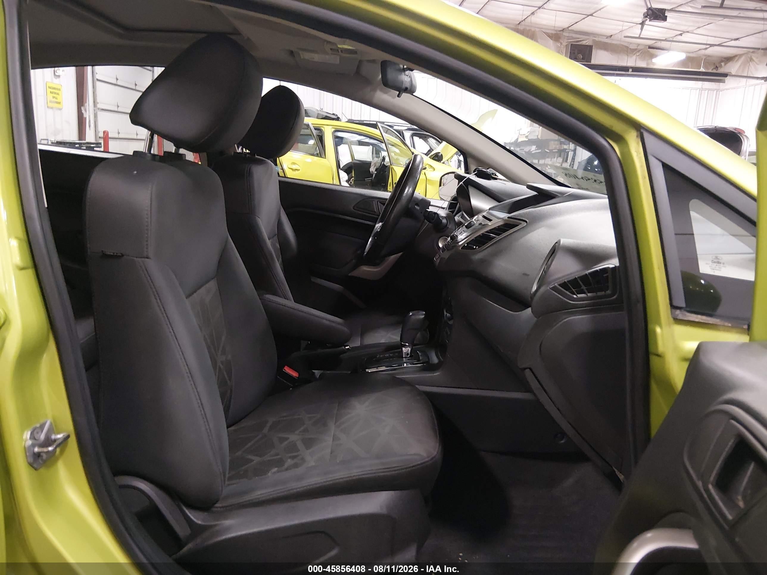 2013 Ford Fiesta Se Green vin: 3FADP4BJ5DM109234