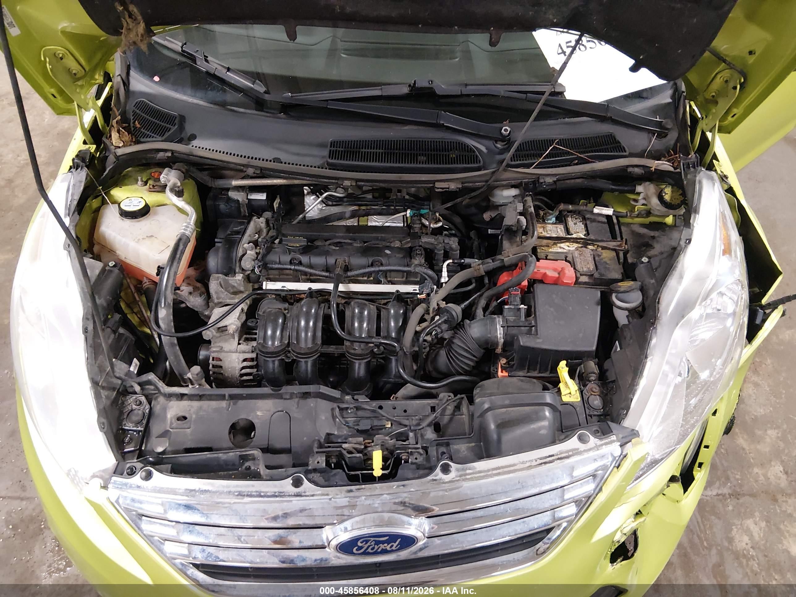 2013 Ford Fiesta Se Green vin: 3FADP4BJ5DM109234