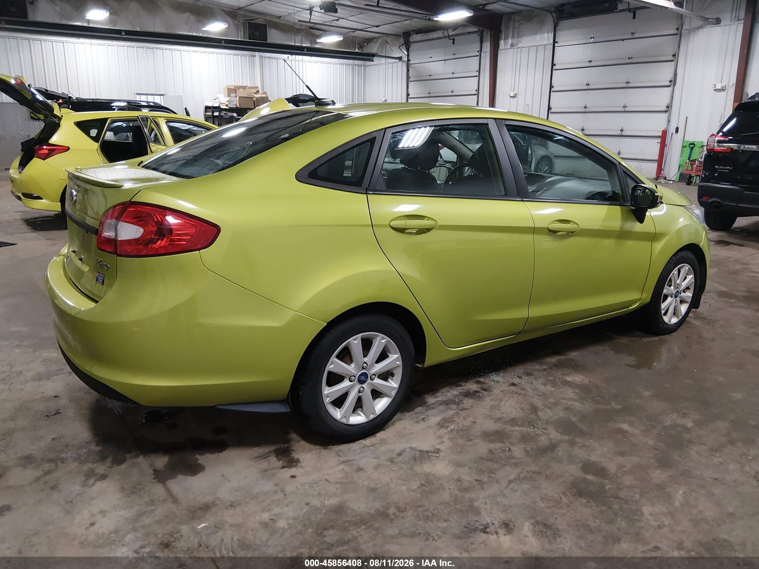 2013 Ford Fiesta Se Green vin: 3FADP4BJ5DM109234