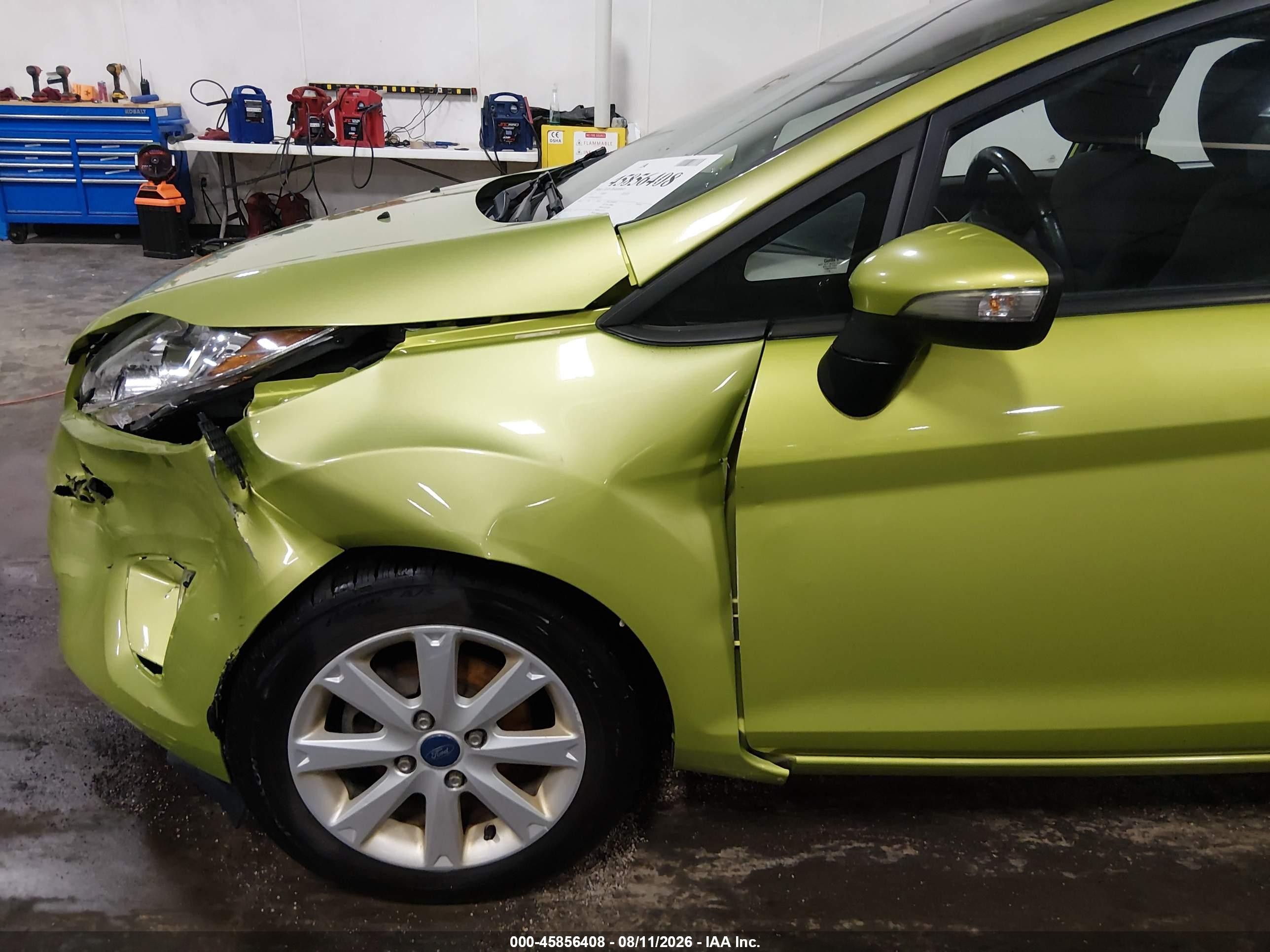 2013 Ford Fiesta Se Green vin: 3FADP4BJ5DM109234