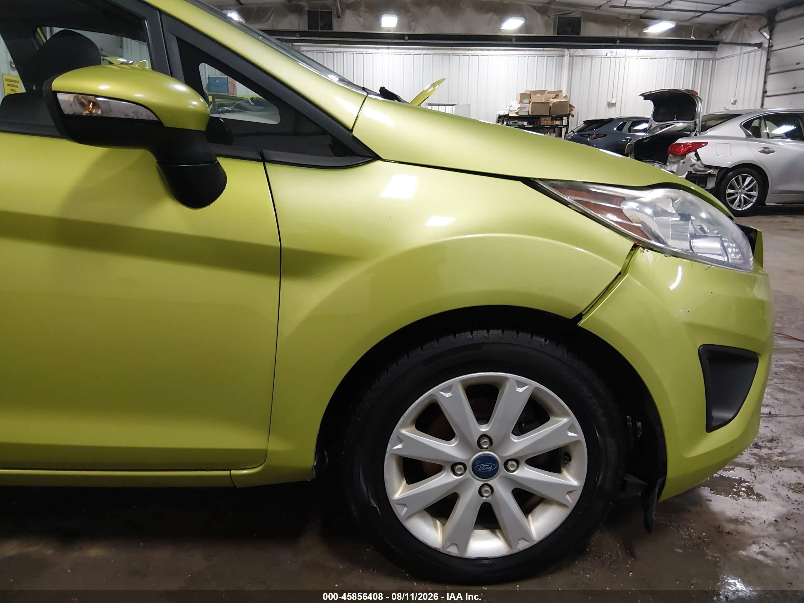 2013 Ford Fiesta Se Green vin: 3FADP4BJ5DM109234