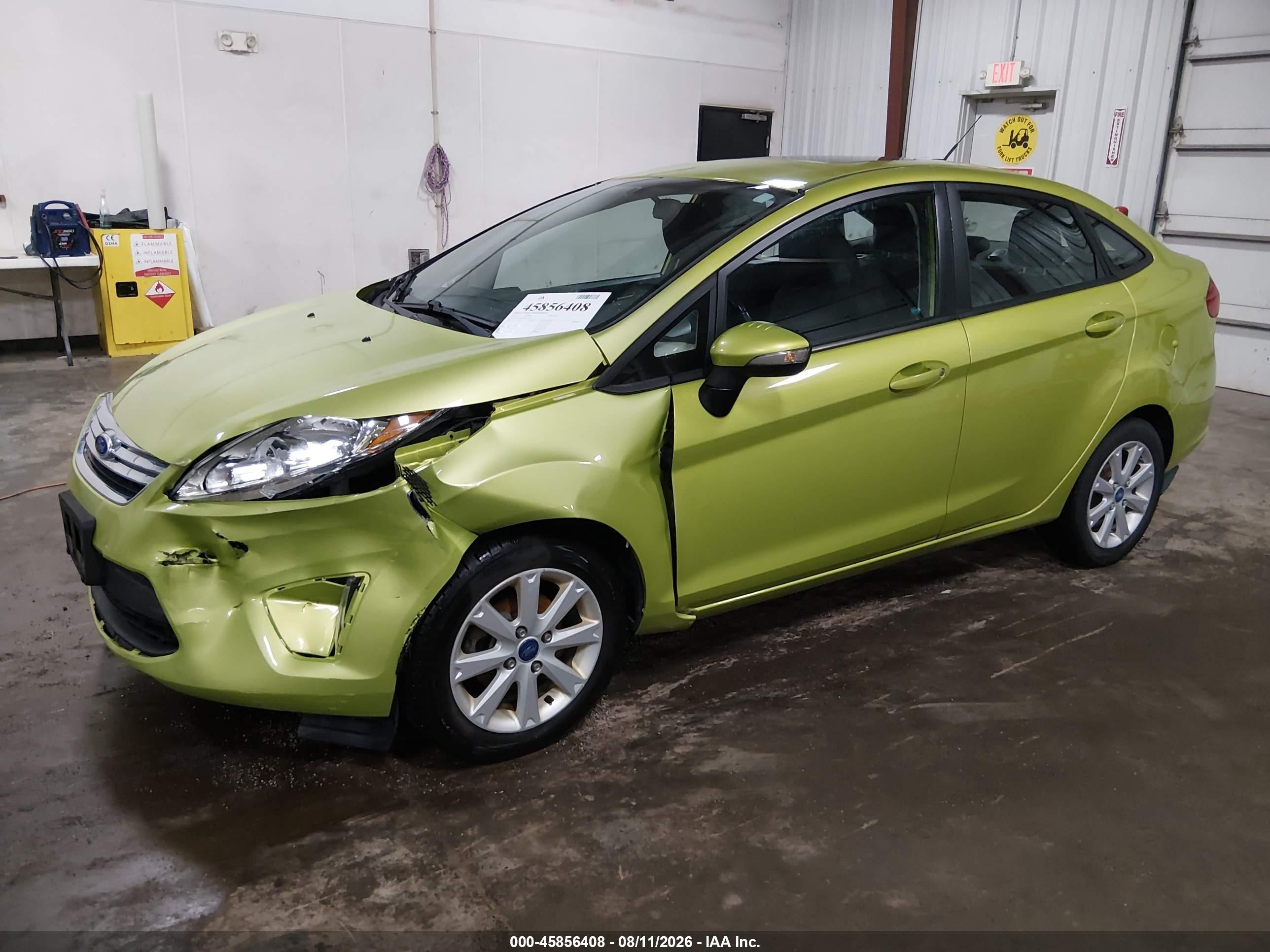 2013 Ford Fiesta Se Green vin: 3FADP4BJ5DM109234