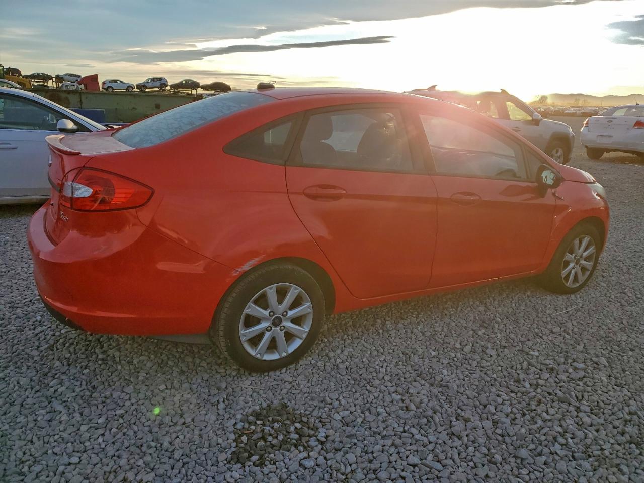 2013 Ford Fiesta Se Red vin: 3FADP4BJ5DM132206