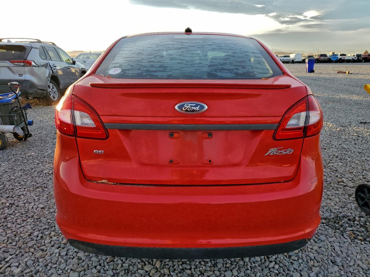 2013 Ford Fiesta Se Red vin: 3FADP4BJ5DM132206