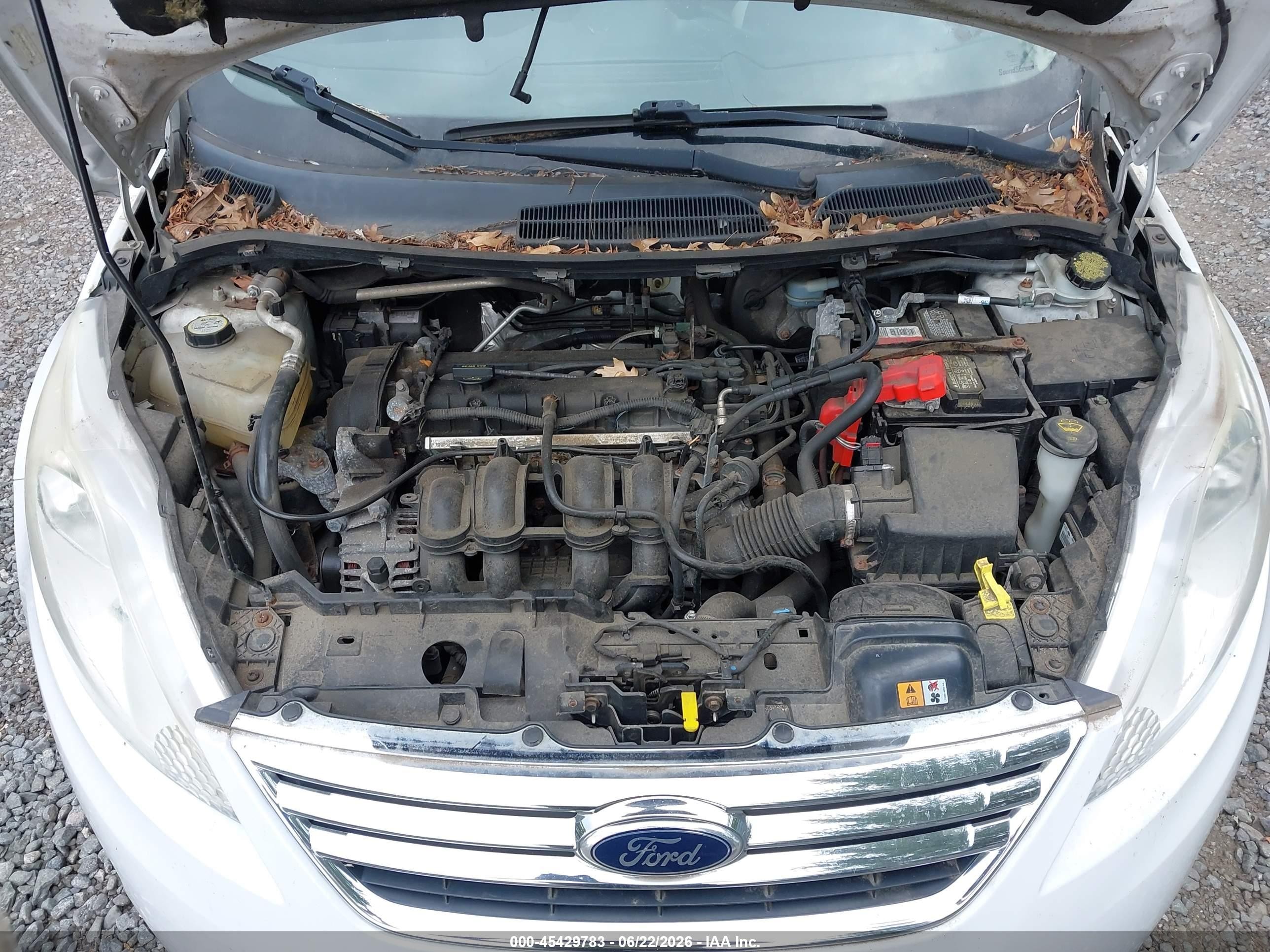 2013 Ford Fiesta Se White vin: 3FADP4BJ5DM178604