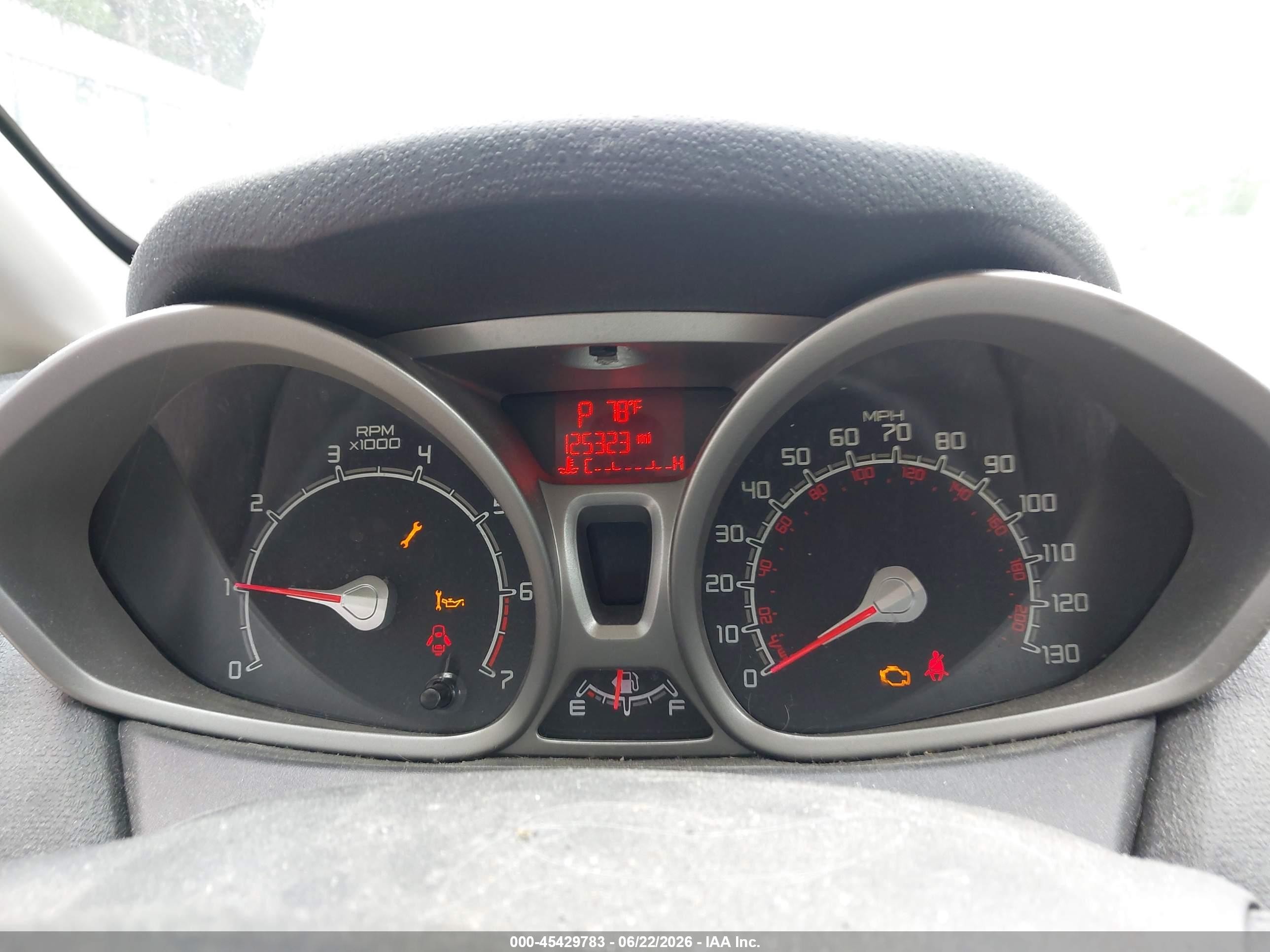 2013 Ford Fiesta Se White vin: 3FADP4BJ5DM178604