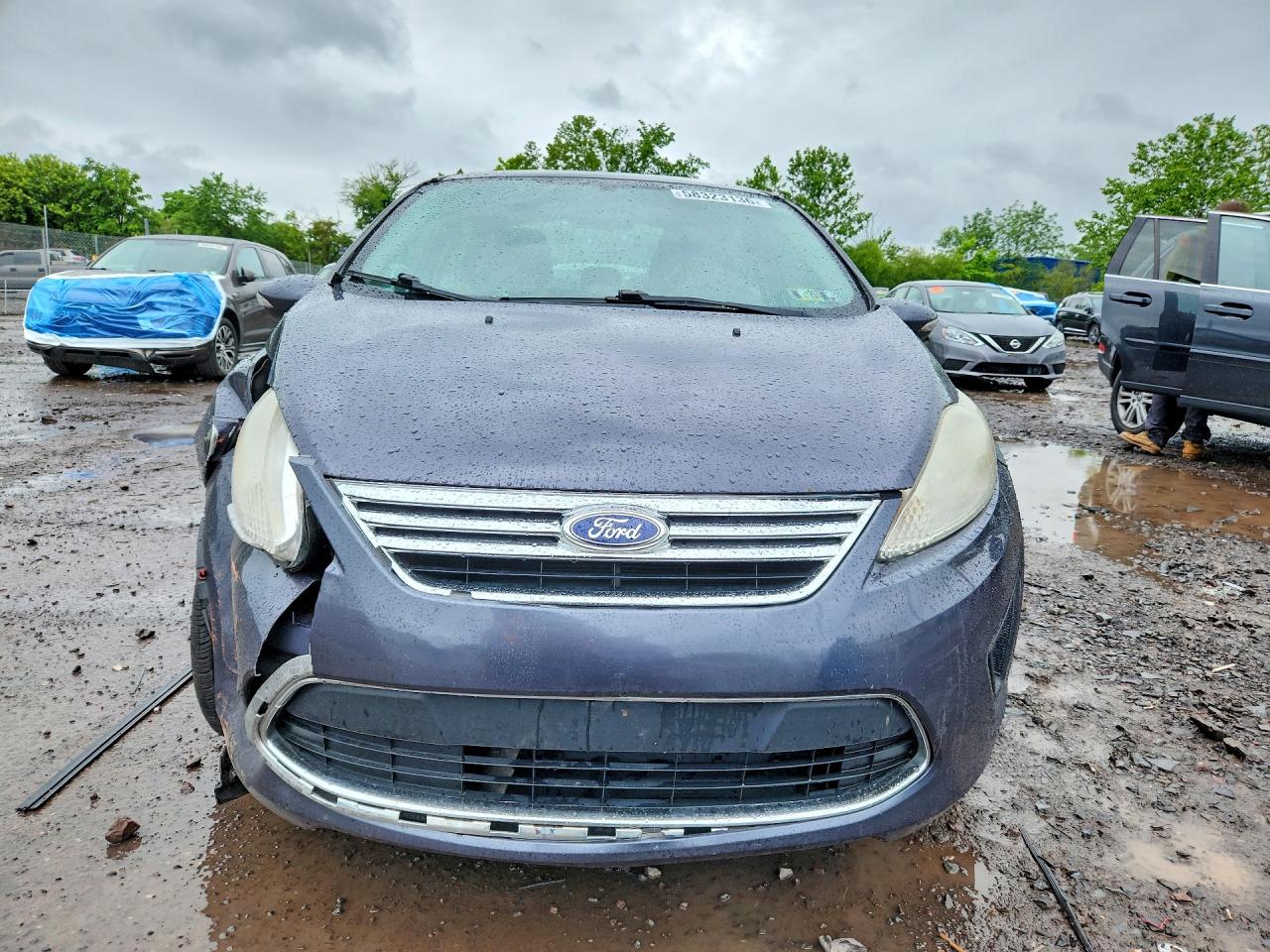 2013 Ford Fiesta Se Gray vin: 3FADP4BJ5DM183110