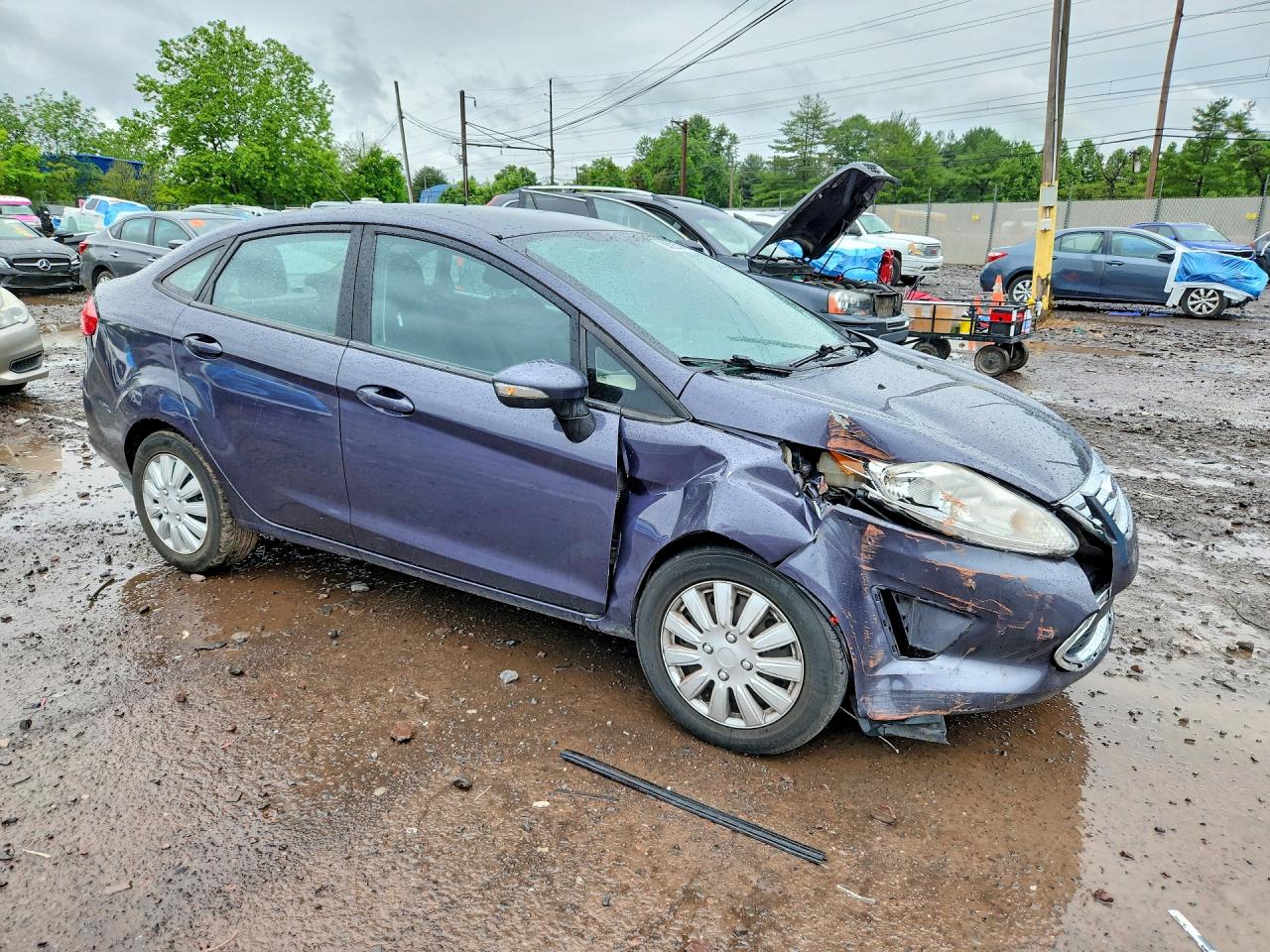 2013 Ford Fiesta Se Gray vin: 3FADP4BJ5DM183110