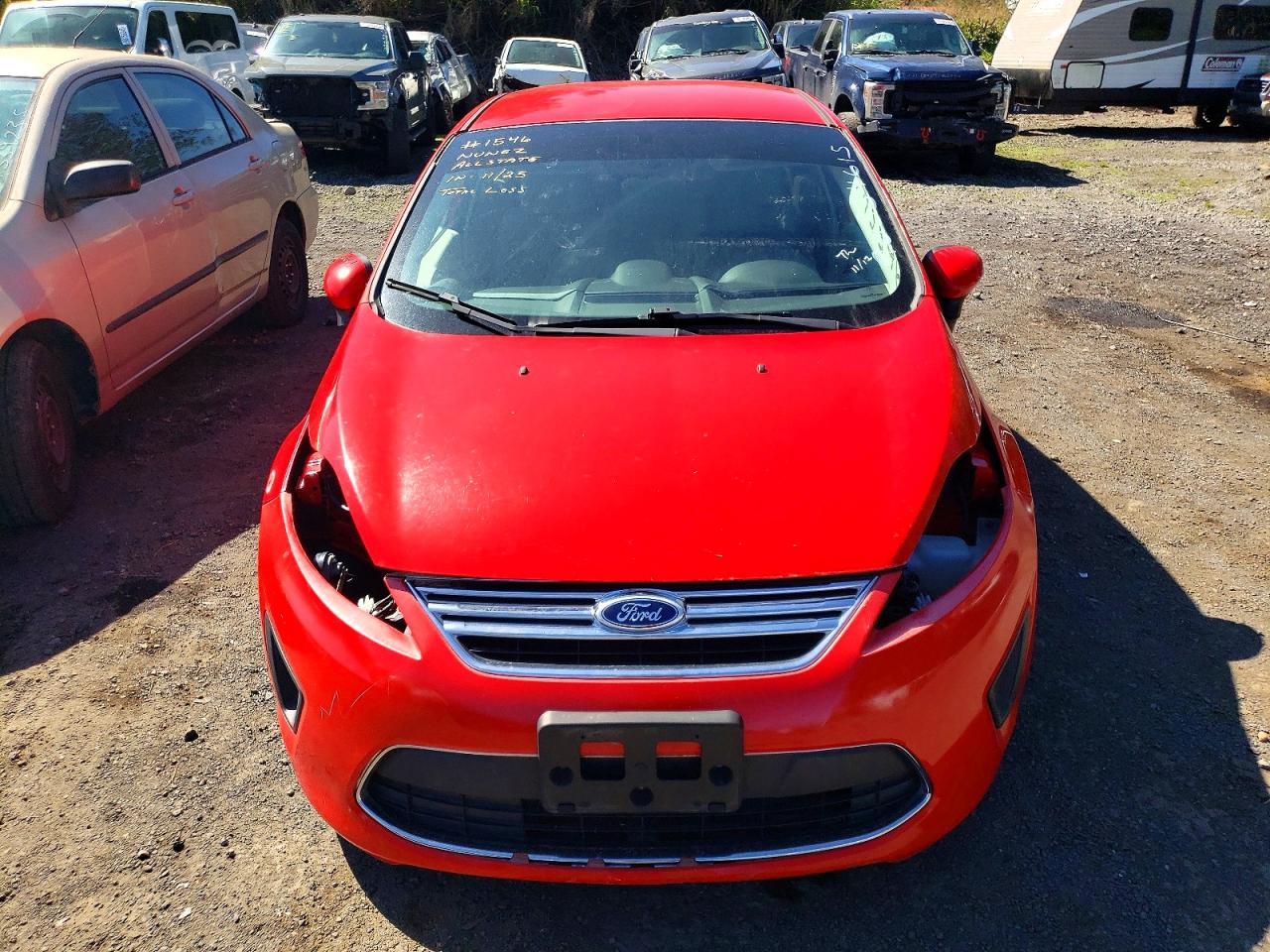 2013 Ford Fiesta Se Red vin: 3FADP4BJ5DM186279