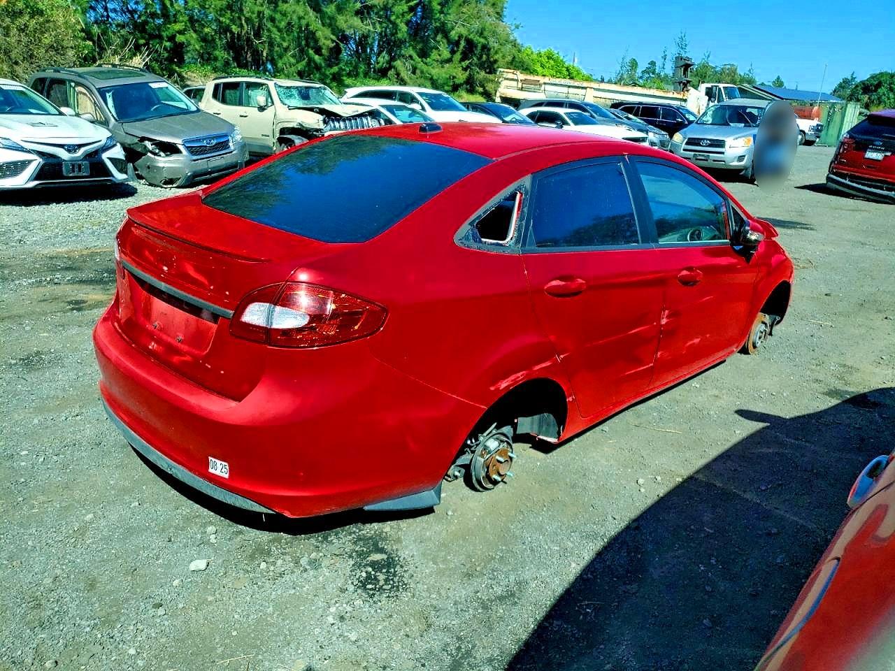 2013 Ford Fiesta Se Red vin: 3FADP4BJ5DM186279