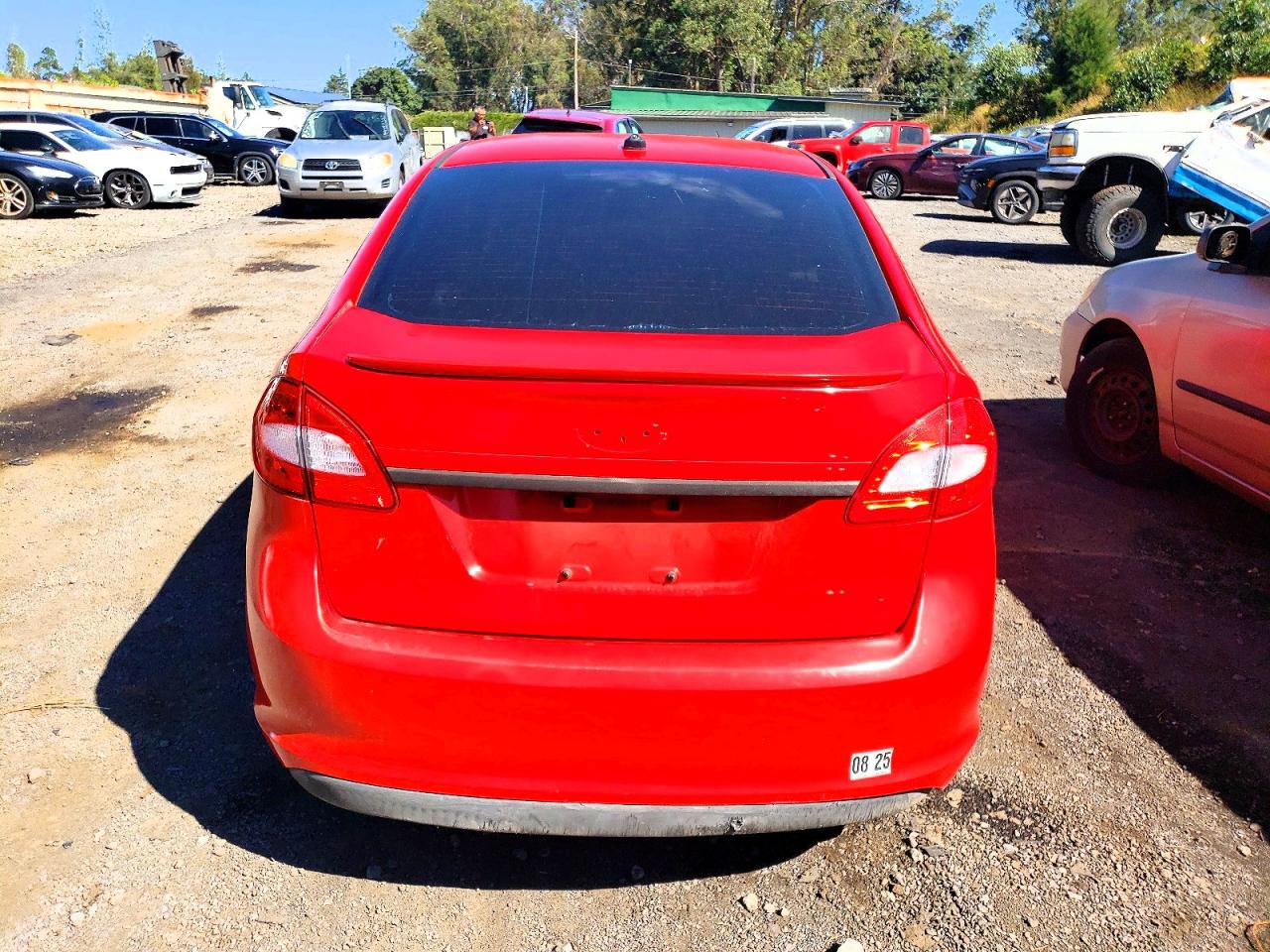 2013 Ford Fiesta Se Red vin: 3FADP4BJ5DM186279