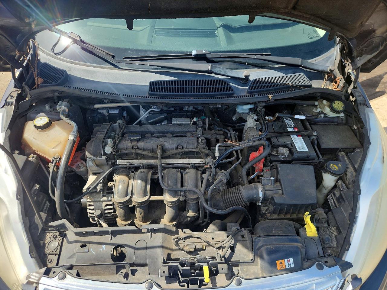 2013 Ford Fiesta Se Gray vin: 3FADP4BJ5DM195032