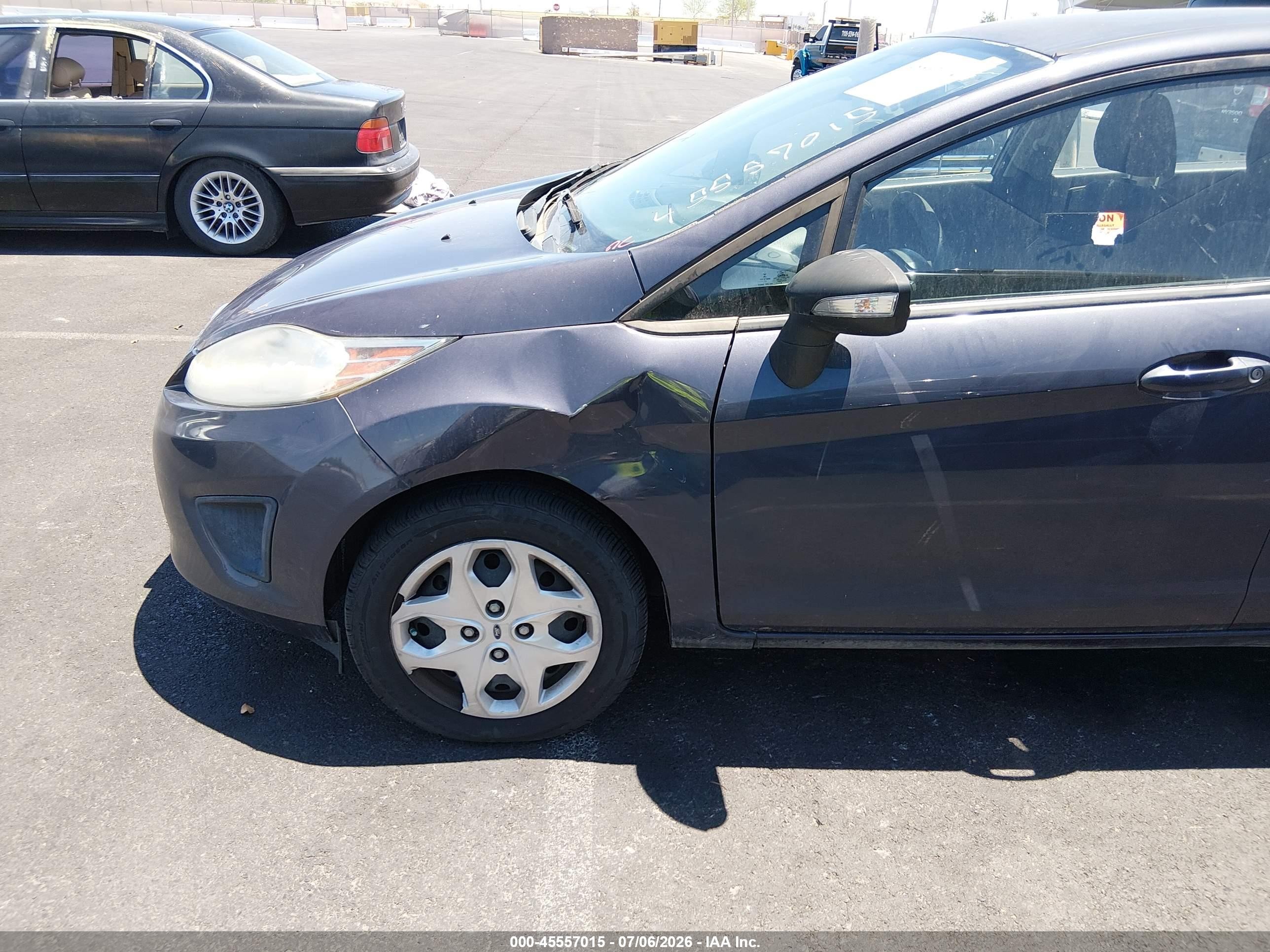 2013 Ford Fiesta Se Gray vin: 3FADP4BJ5DM195158