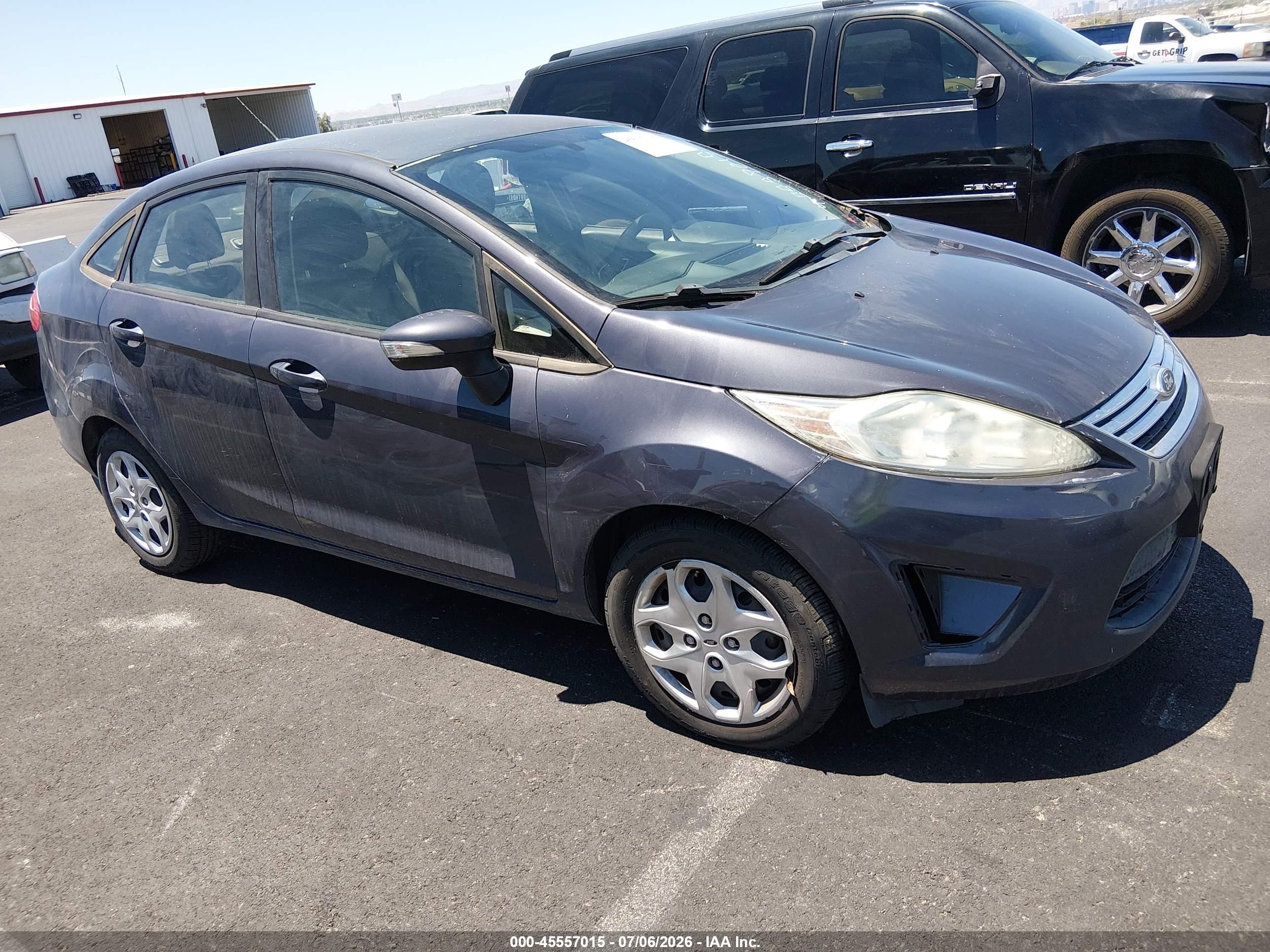 2013 Ford Fiesta Se Gray vin: 3FADP4BJ5DM195158