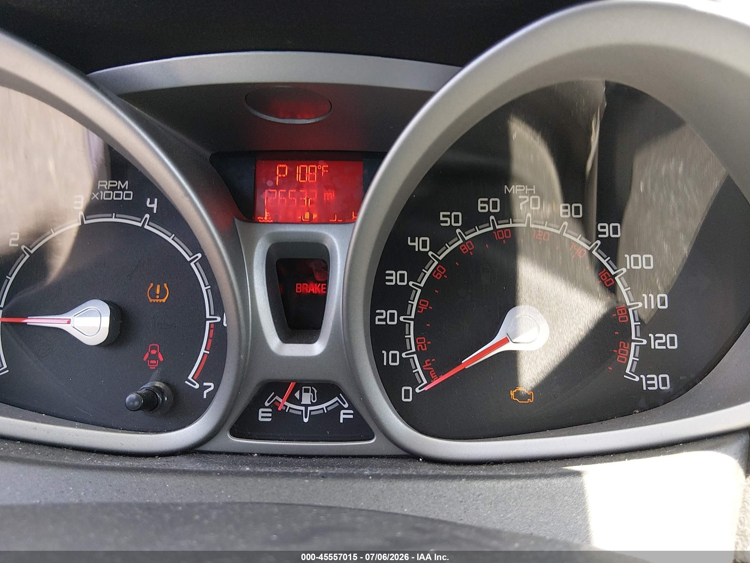 2013 Ford Fiesta Se Gray vin: 3FADP4BJ5DM195158