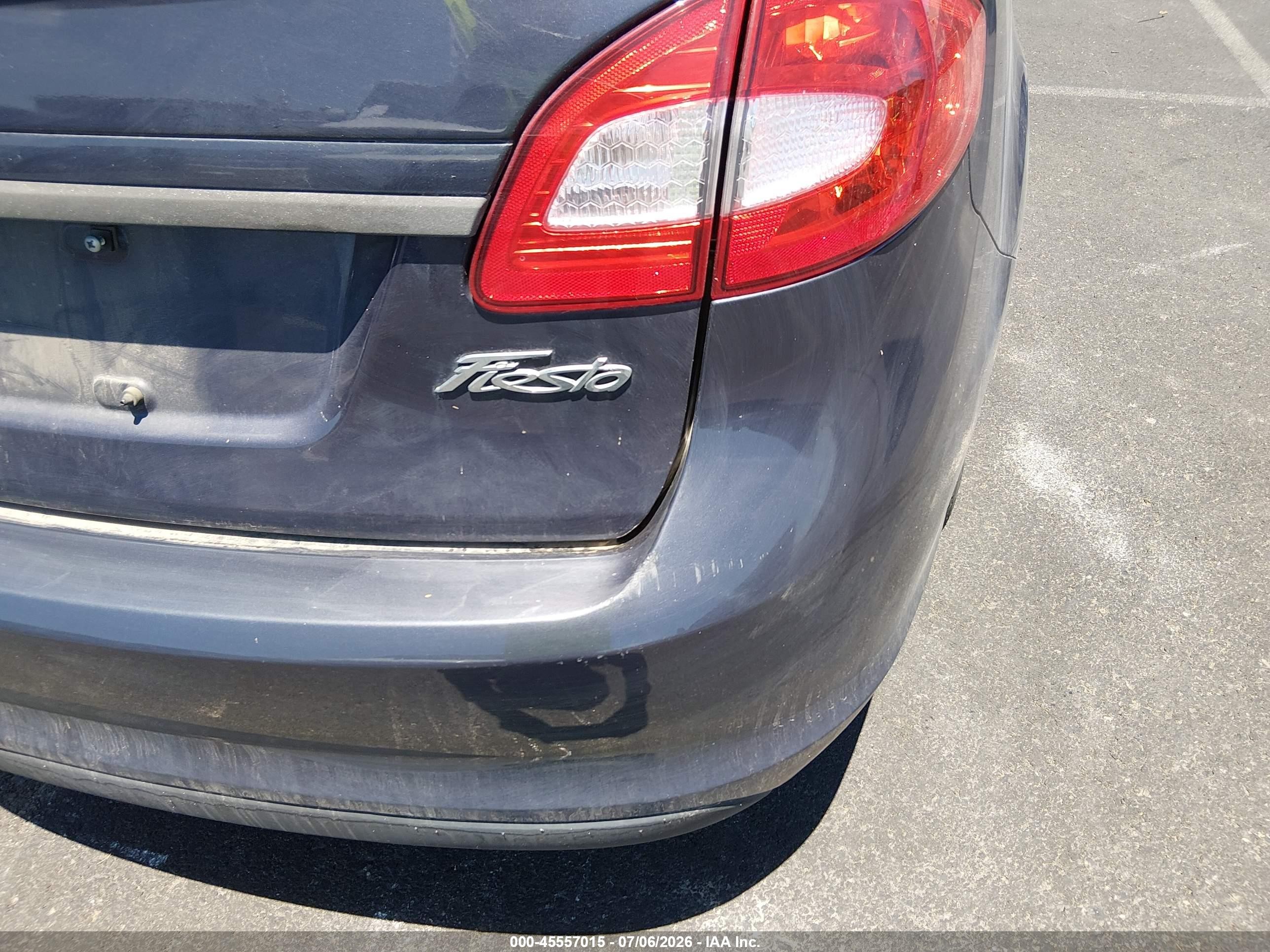 2013 Ford Fiesta Se Gray vin: 3FADP4BJ5DM195158