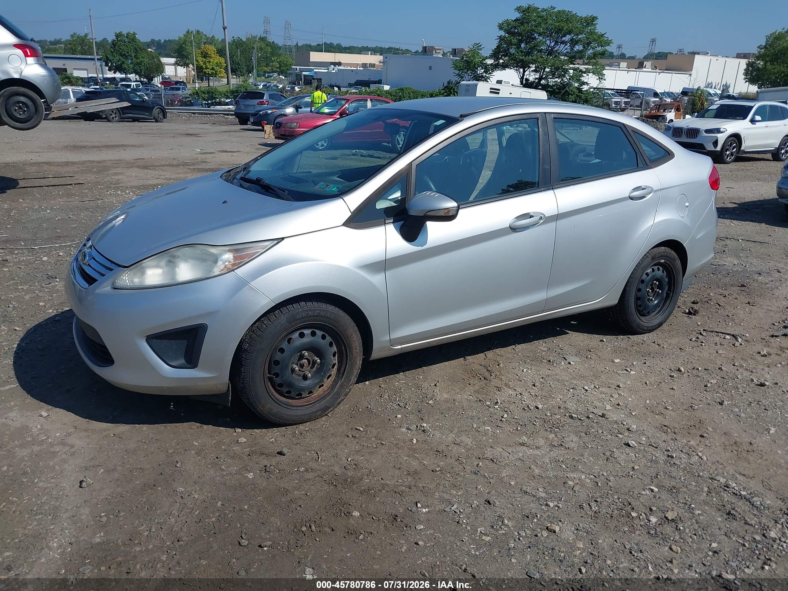 2013 Ford Fiesta Se Silver vin: 3FADP4BJ5DM213478