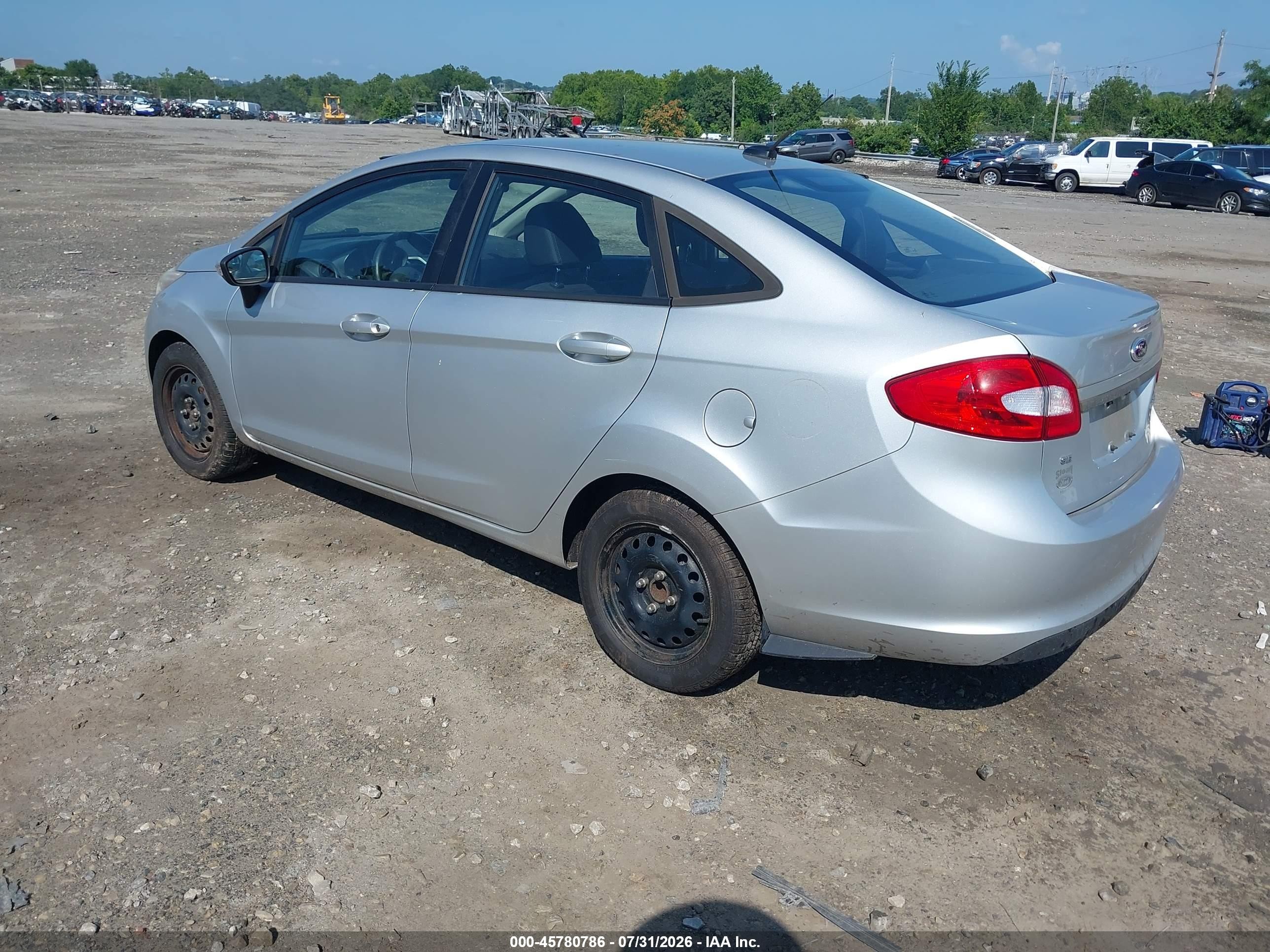 2013 Ford Fiesta Se Silver vin: 3FADP4BJ5DM213478