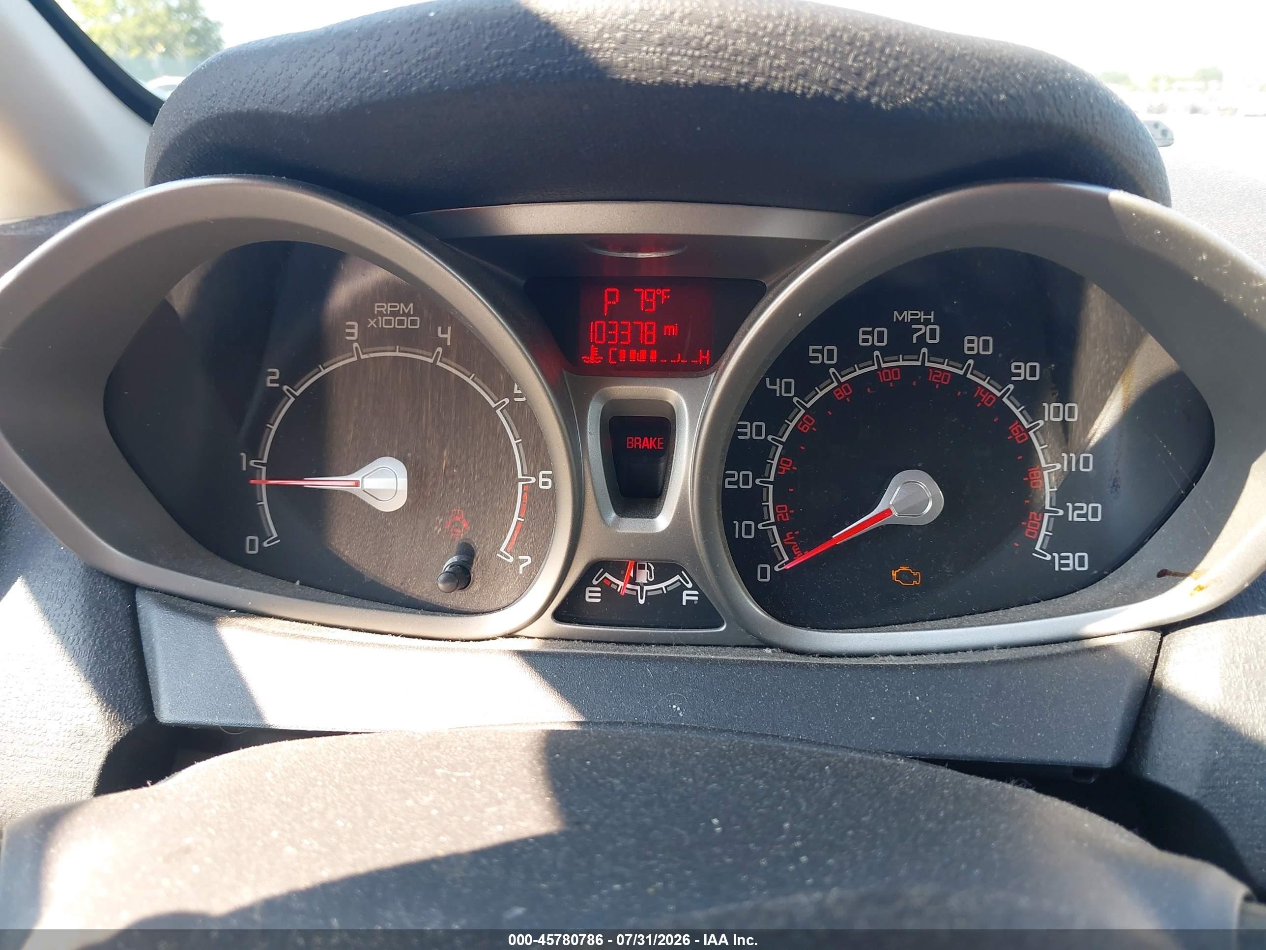 2013 Ford Fiesta Se Silver vin: 3FADP4BJ5DM213478