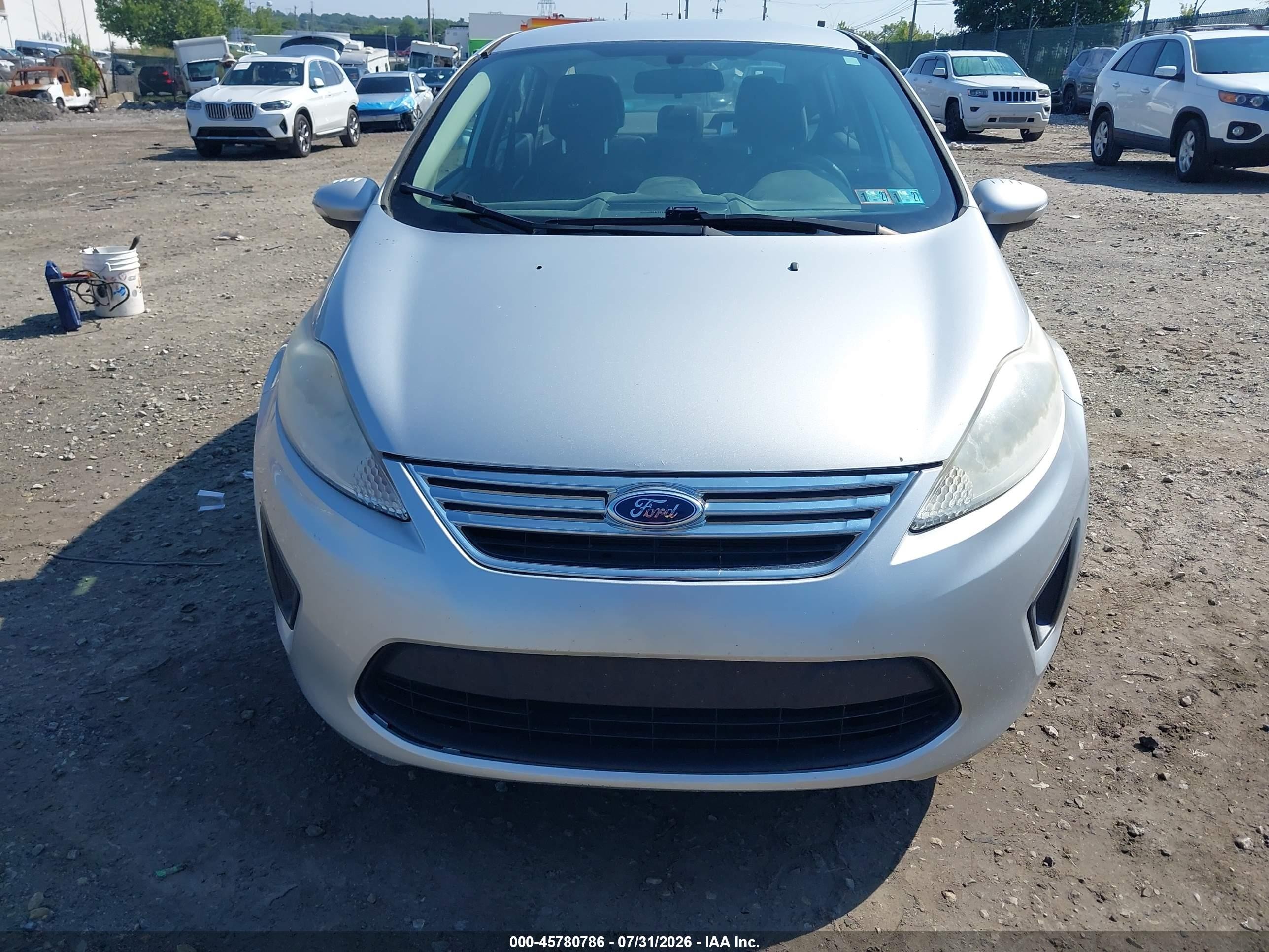 2013 Ford Fiesta Se Silver vin: 3FADP4BJ5DM213478