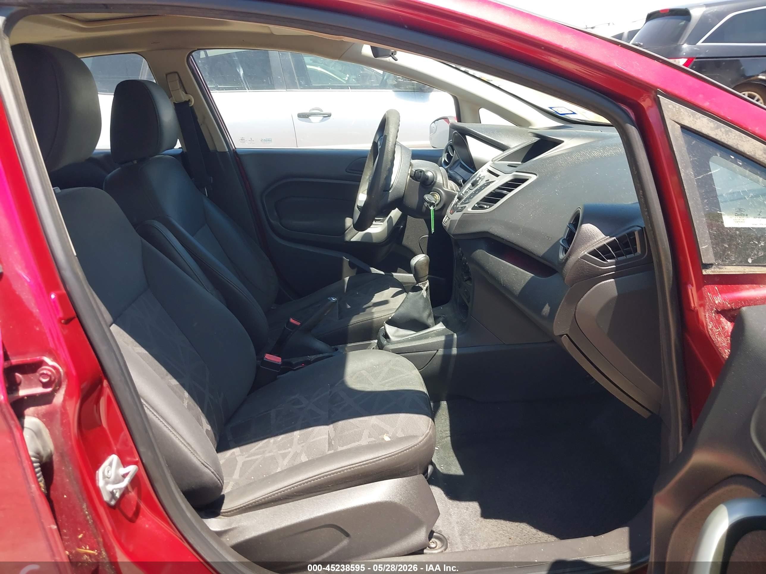 2013 Ford Fiesta Se Red vin: 3FADP4BJ5DM227381