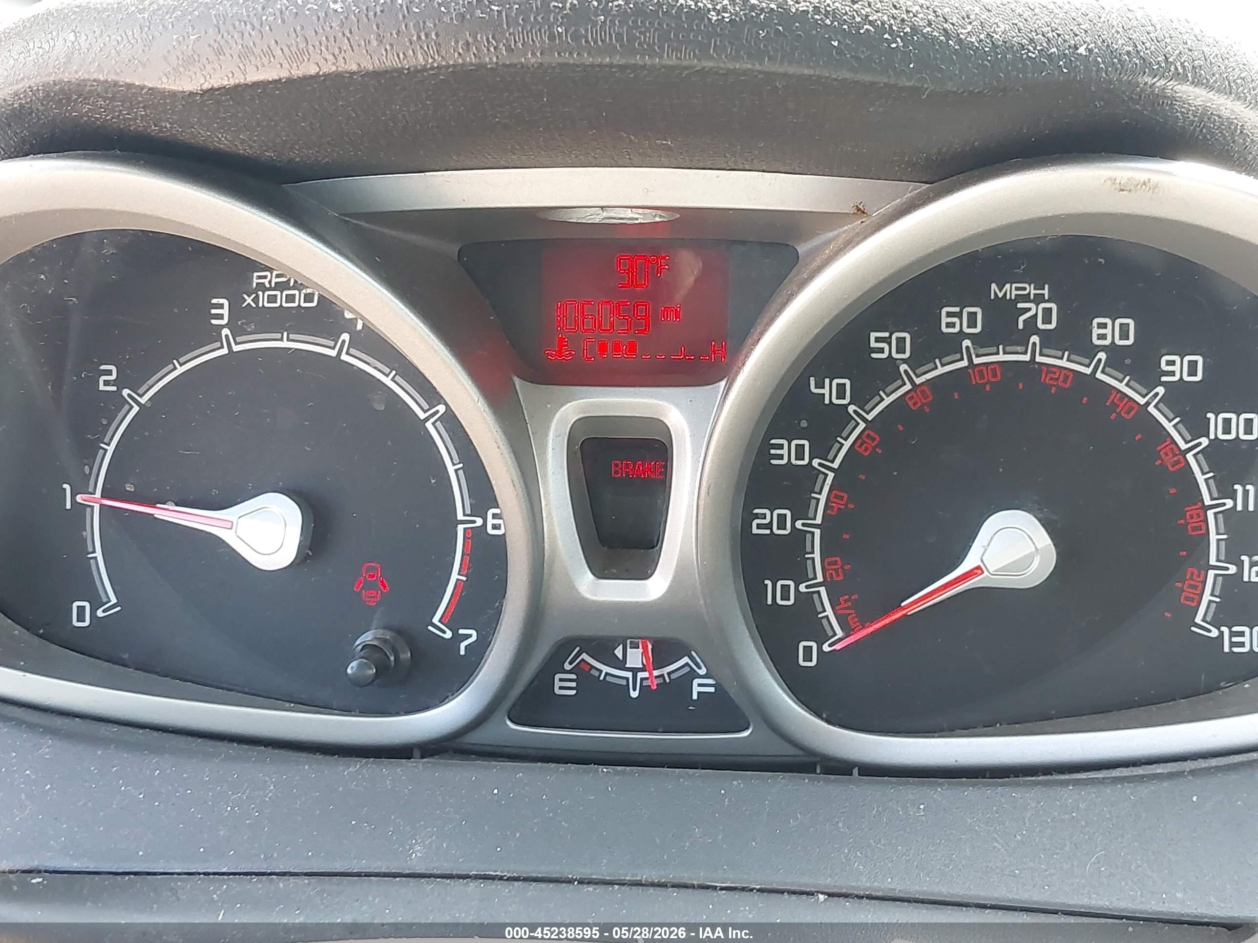 2013 Ford Fiesta Se Red vin: 3FADP4BJ5DM227381