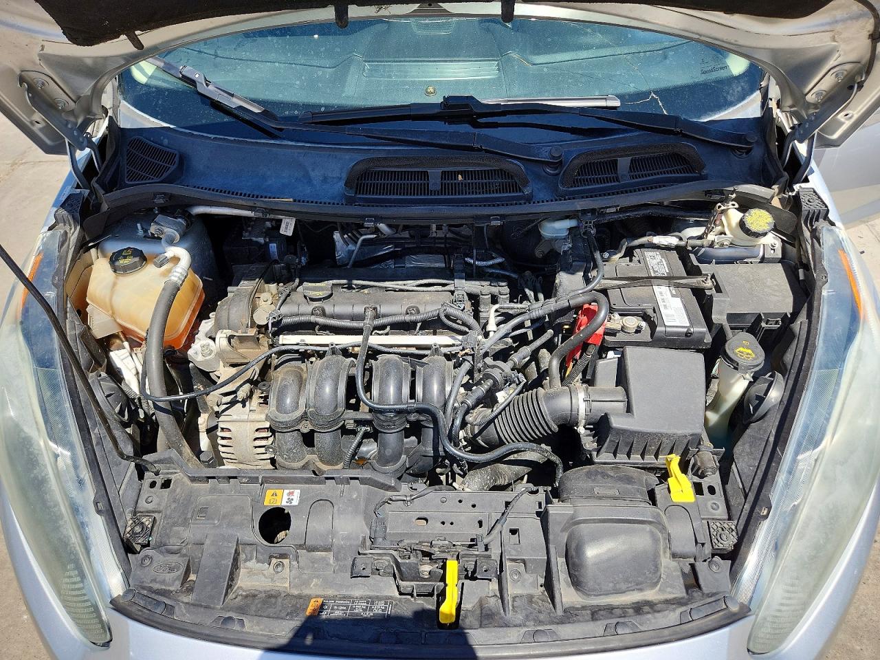 2014 Ford Fiesta Se Silver vin: 3FADP4BJ5EM139514