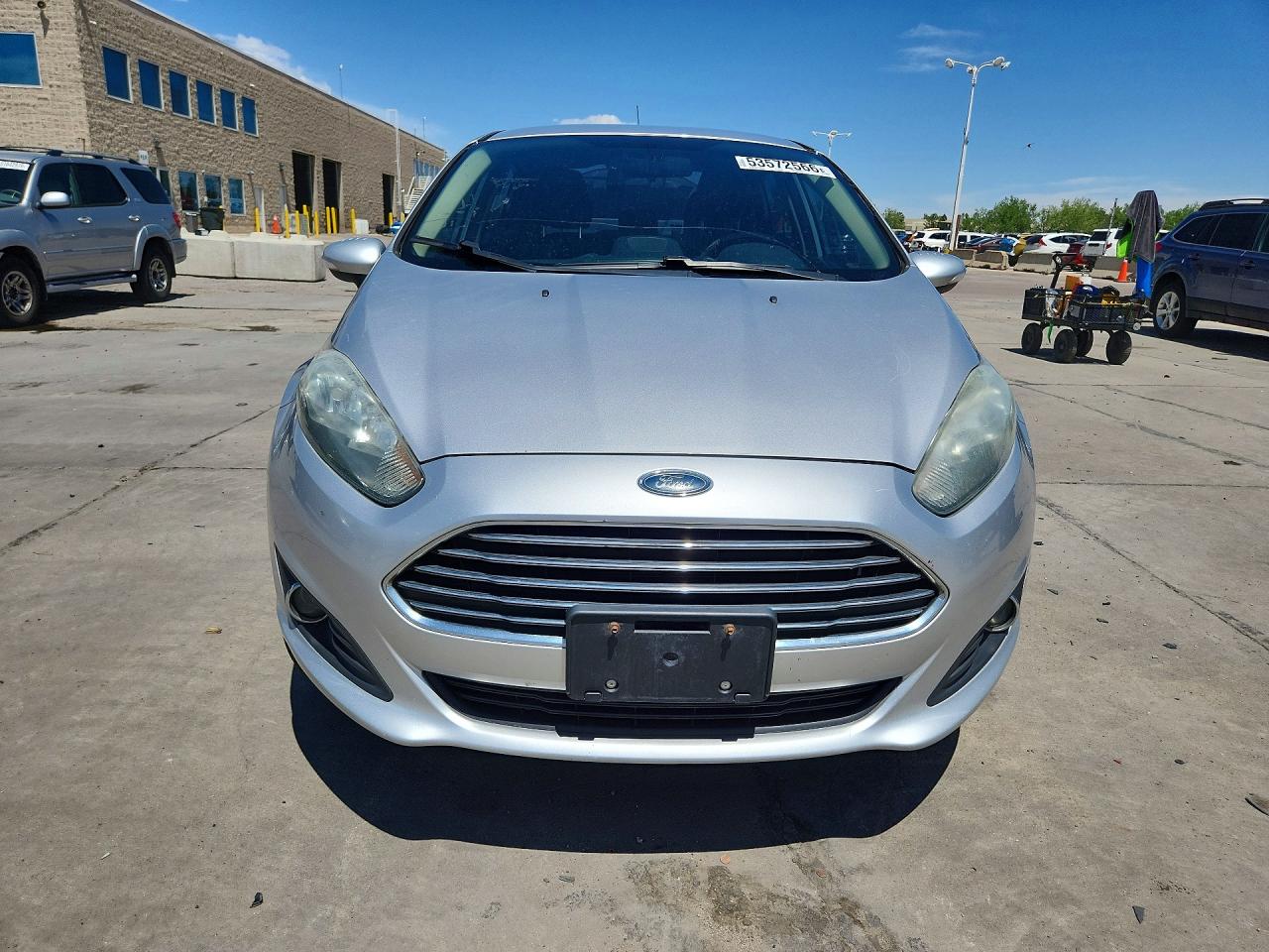 2014 Ford Fiesta Se Silver vin: 3FADP4BJ5EM139514