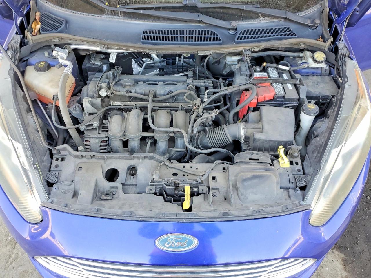 2014 Ford Fiesta Se Blue vin: 3FADP4BJ5EM154109