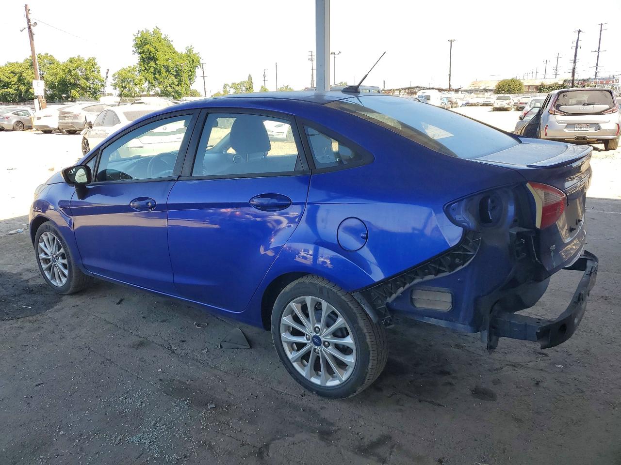 2014 Ford Fiesta Se Blue vin: 3FADP4BJ5EM154109