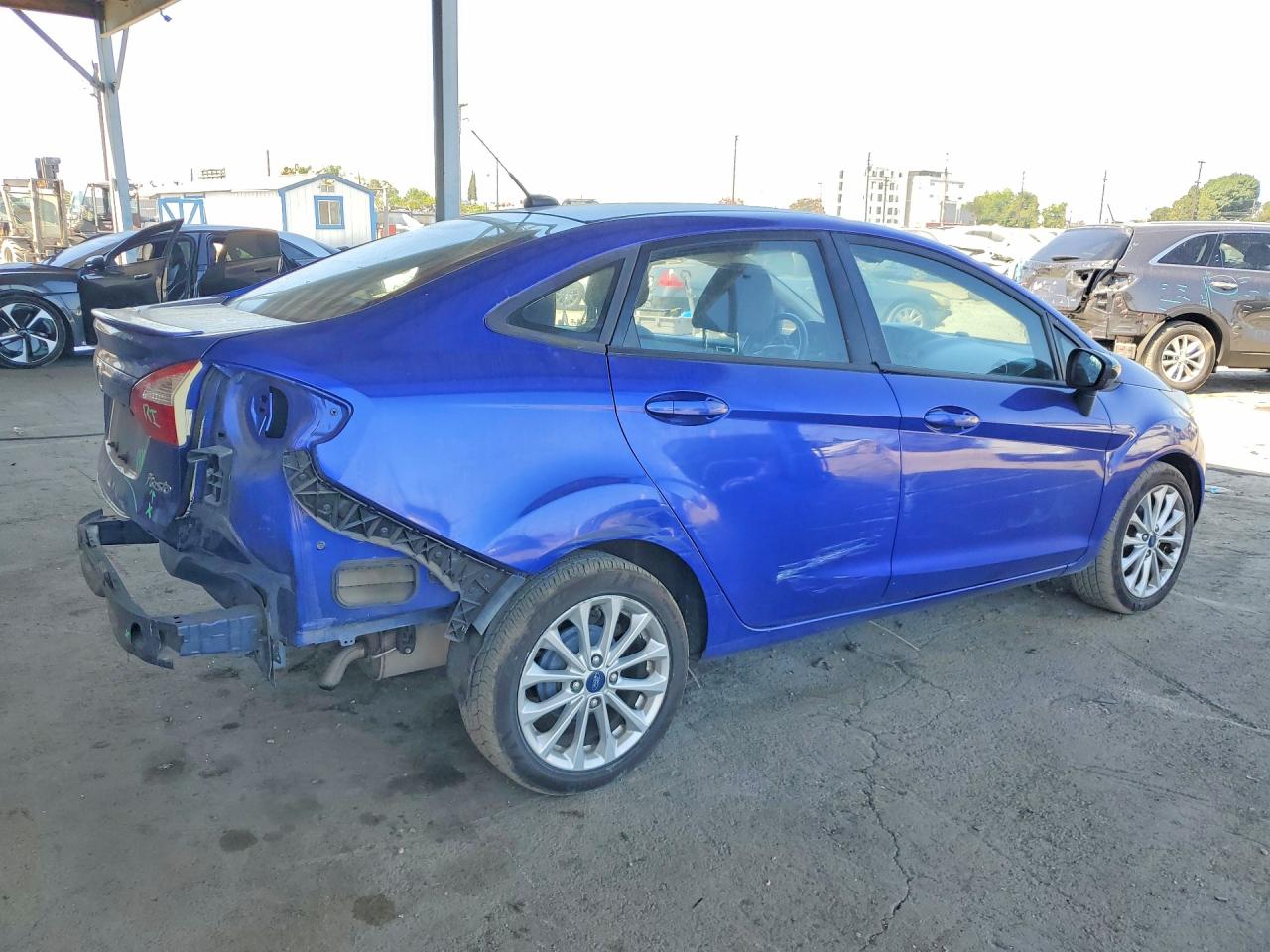 2014 Ford Fiesta Se Blue vin: 3FADP4BJ5EM154109
