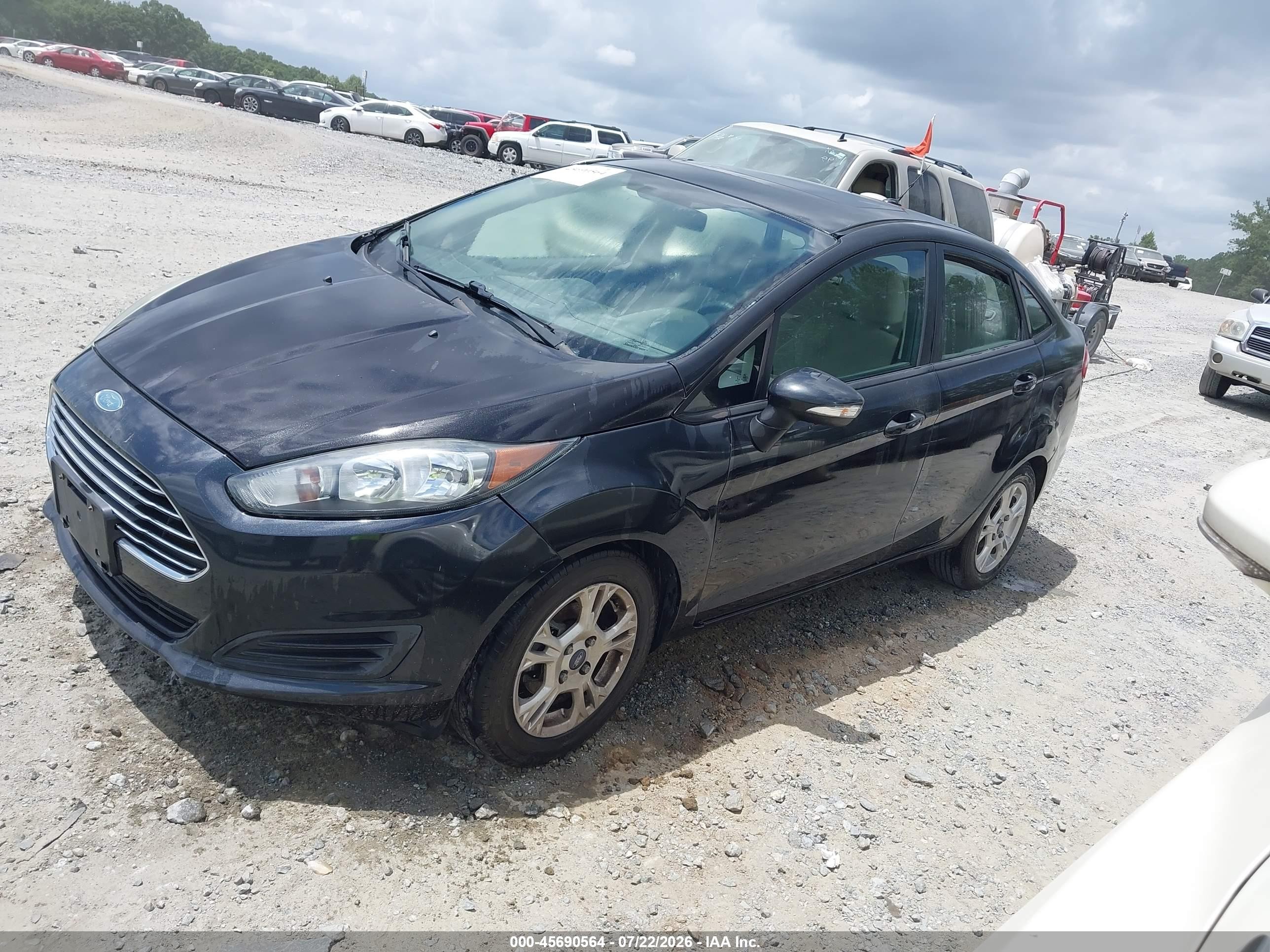 2014 Ford Fiesta Se Black vin: 3FADP4BJ5EM179446