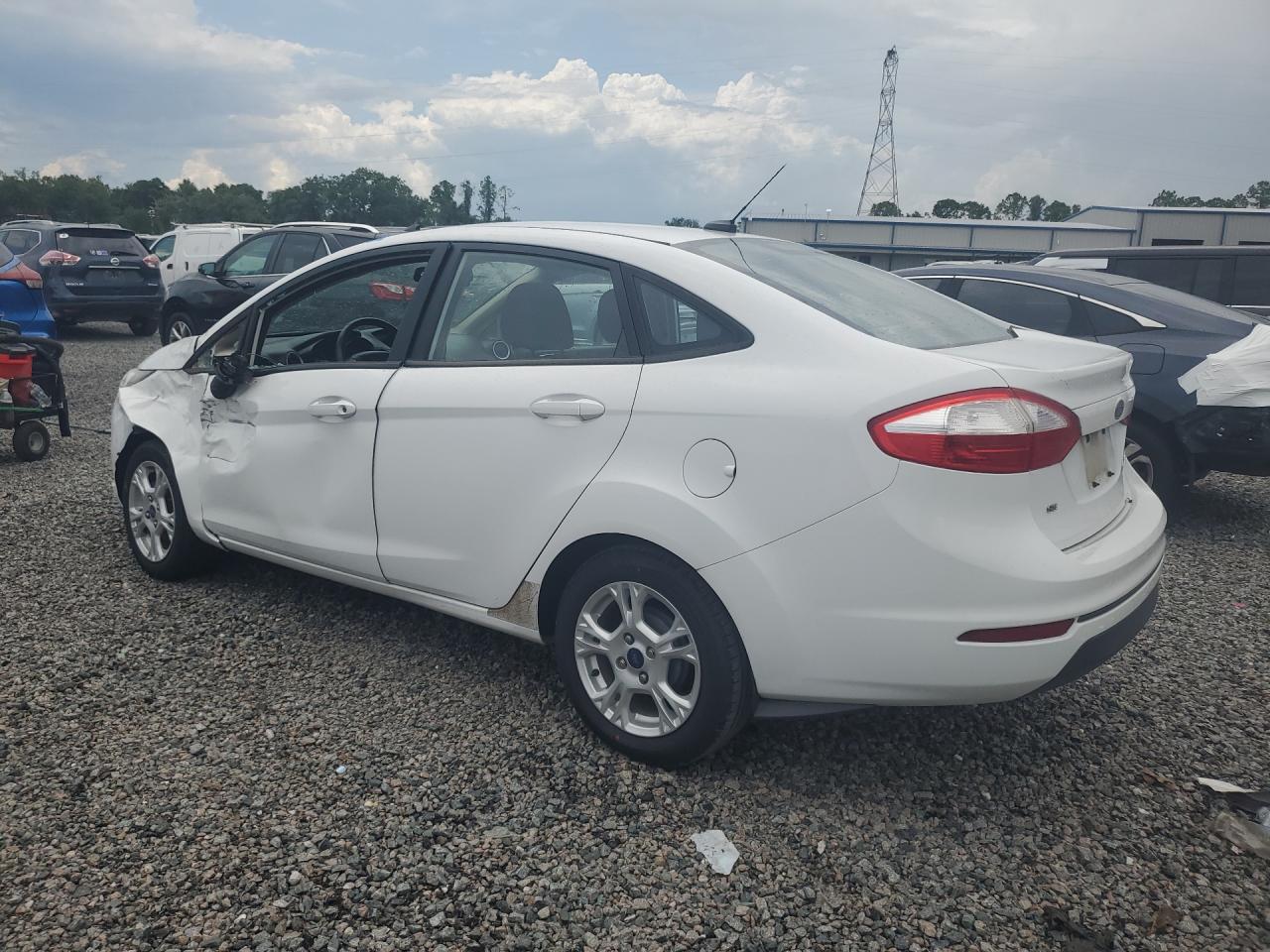 2014 Ford Fiesta Se White vin: 3FADP4BJ5EM216074