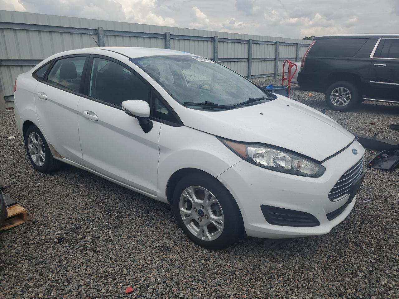 2014 Ford Fiesta Se White vin: 3FADP4BJ5EM216074