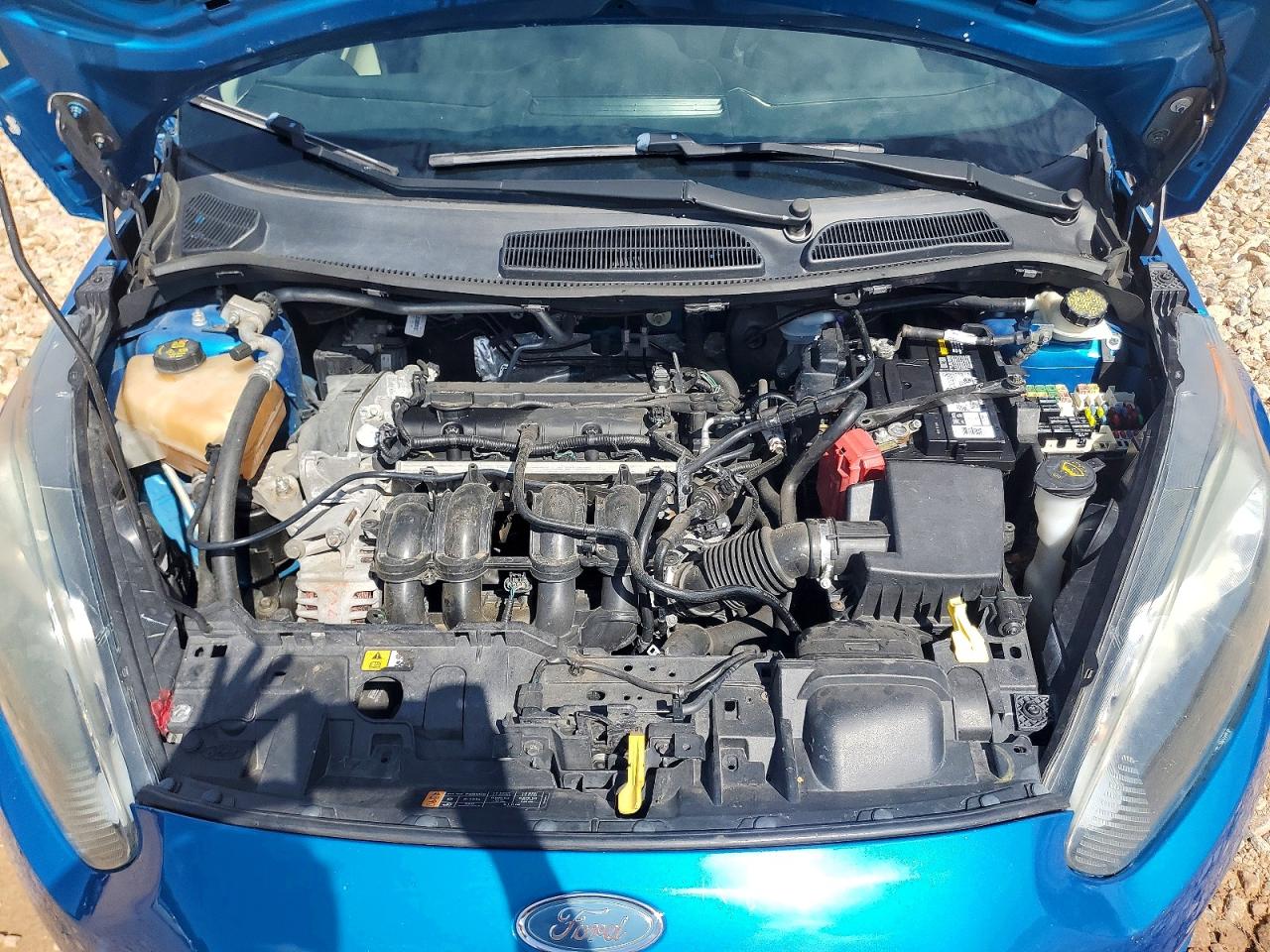 2014 Ford Fiesta Se Blue vin: 3FADP4BJ5EM226149