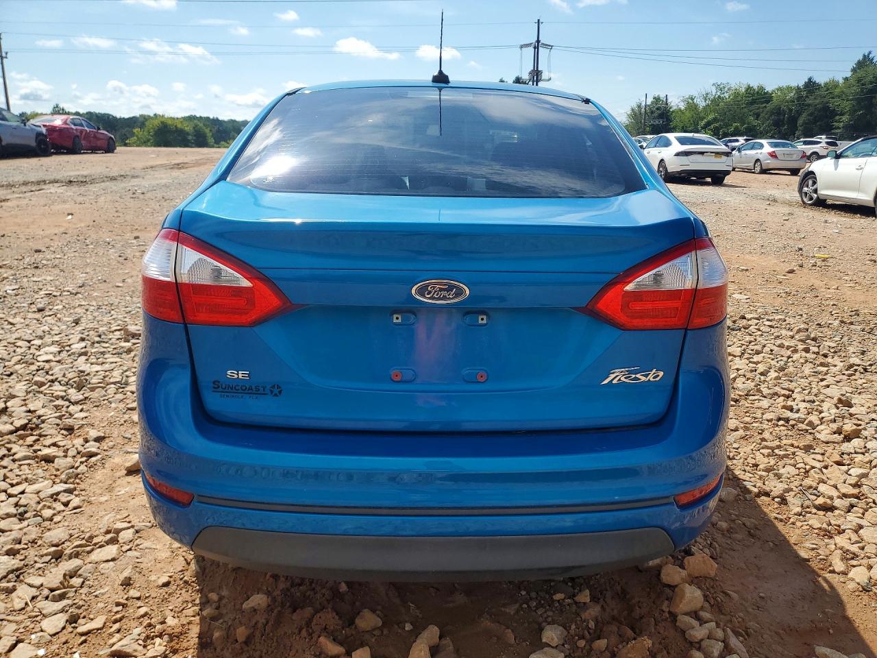 2014 Ford Fiesta Se Blue vin: 3FADP4BJ5EM226149