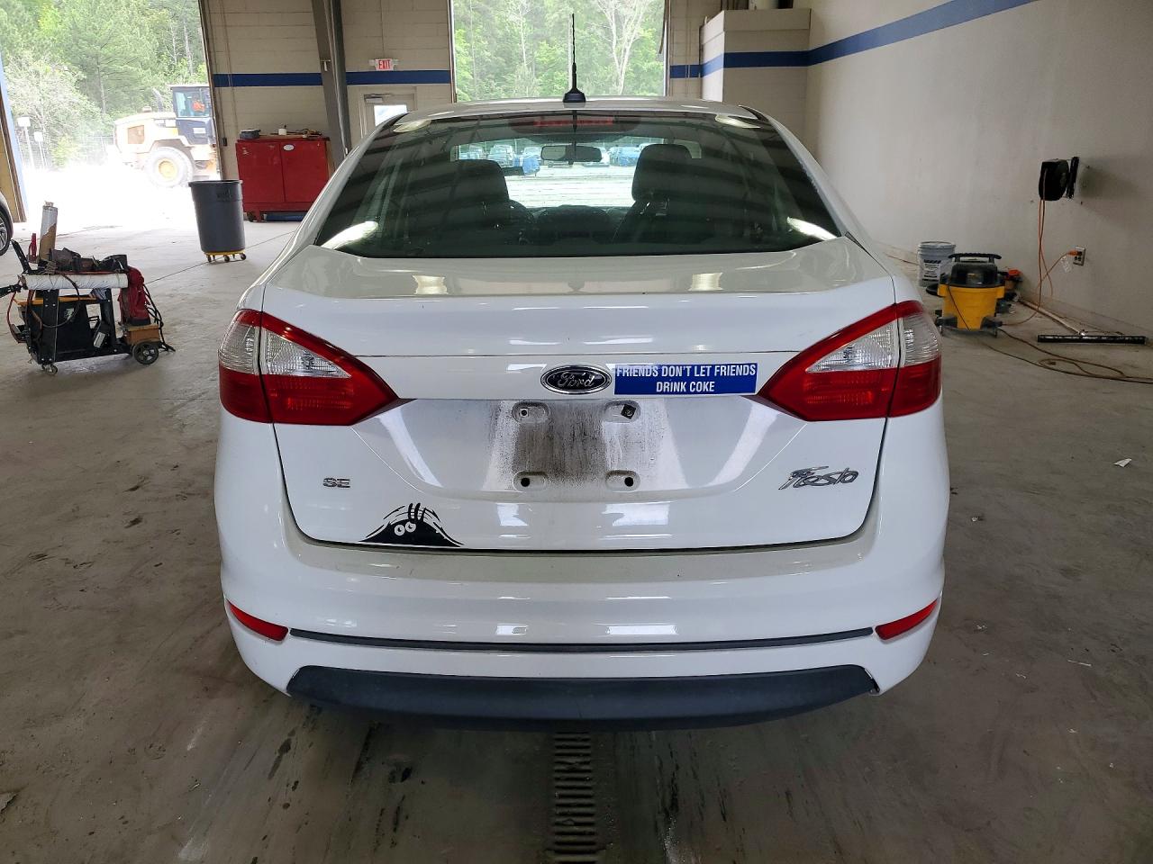2015 Ford Fiesta Se White vin: 3FADP4BJ5FM117742