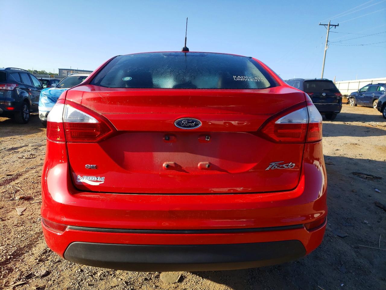 2015 Ford Fiesta Se Red vin: 3FADP4BJ5FM129163