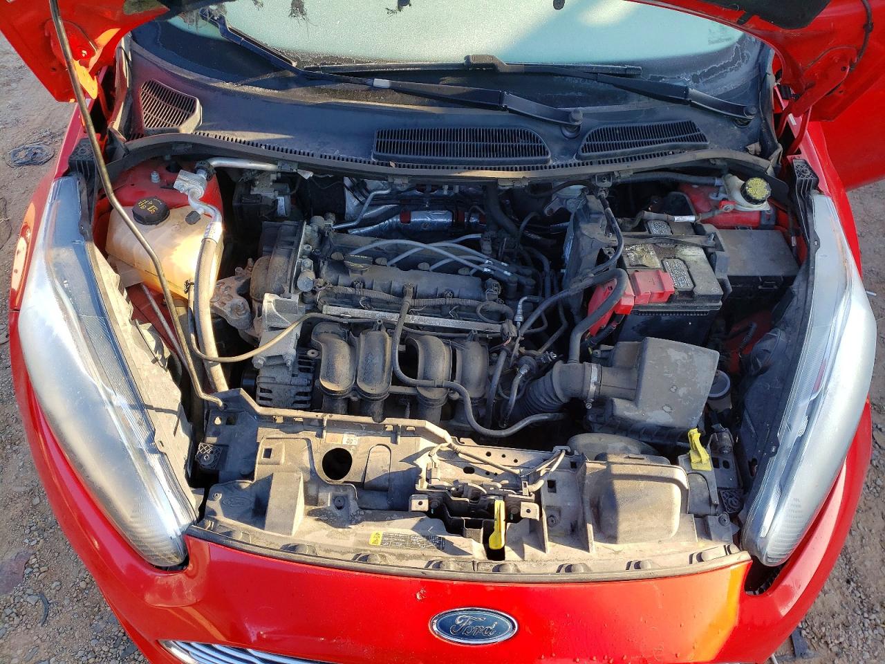 2015 Ford Fiesta Se Red vin: 3FADP4BJ5FM129163