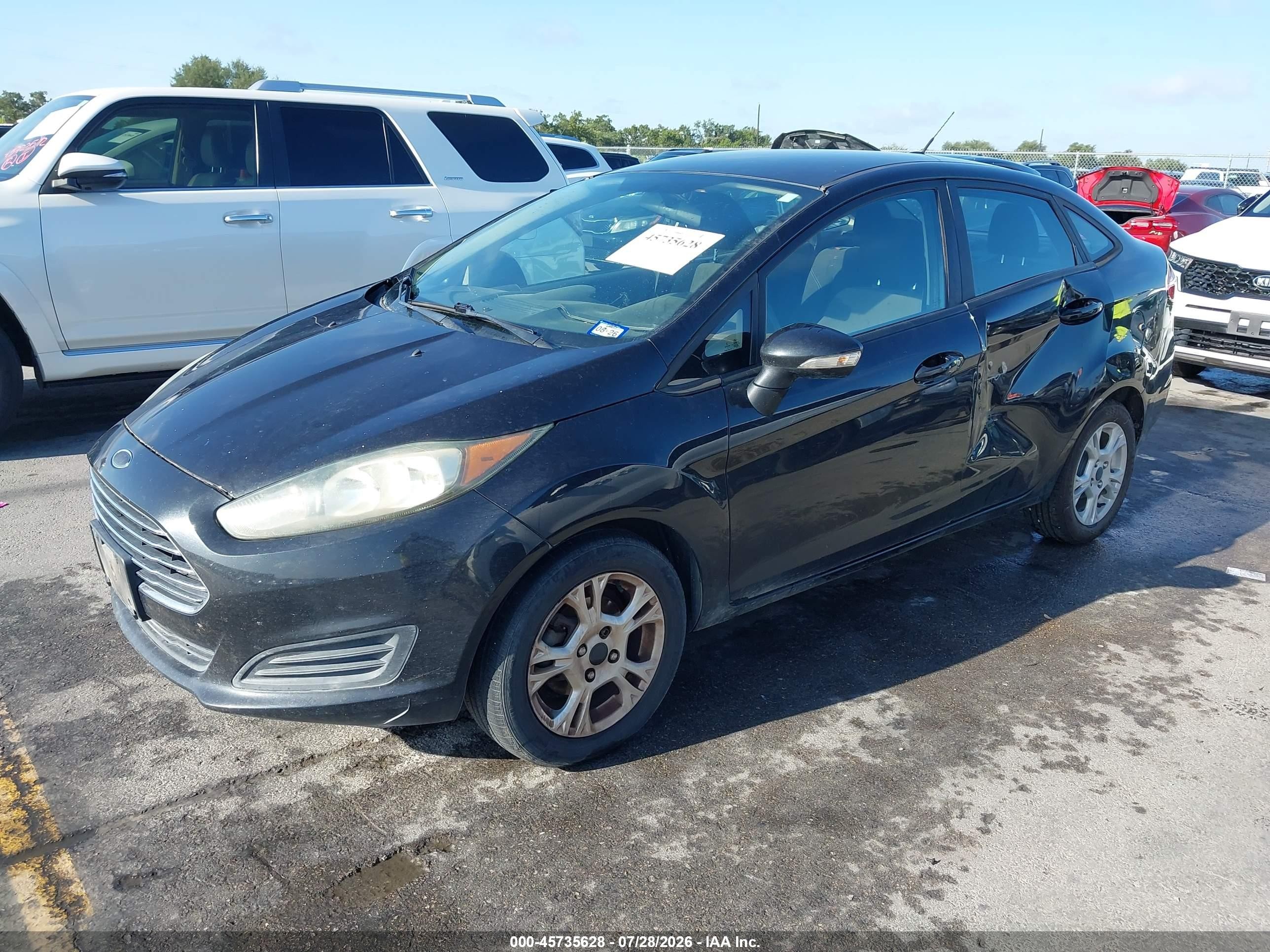 2015 Ford Fiesta Se Черный vin: 3FADP4BJ5FM150837