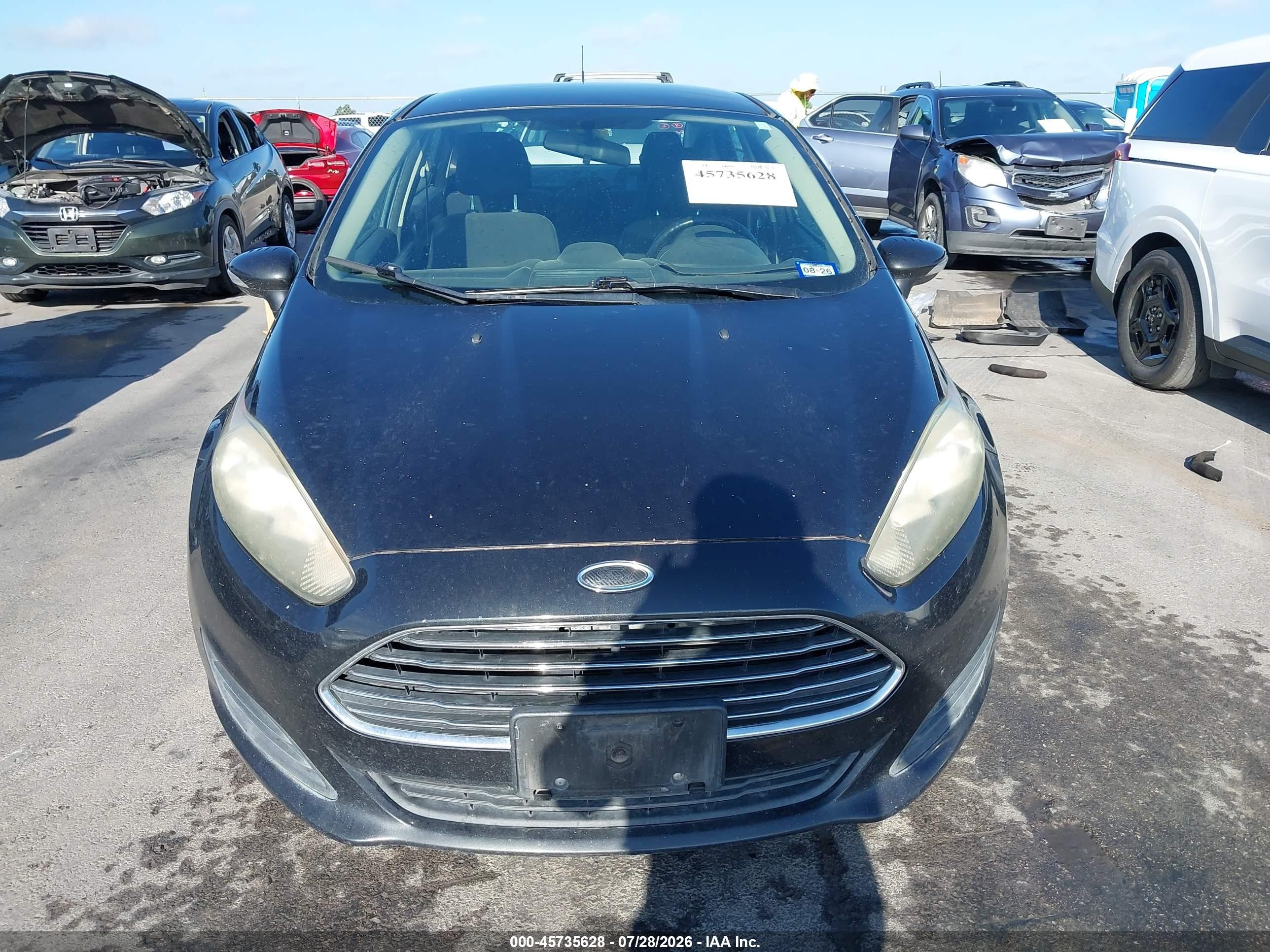 2015 Ford Fiesta Se Черный vin: 3FADP4BJ5FM150837