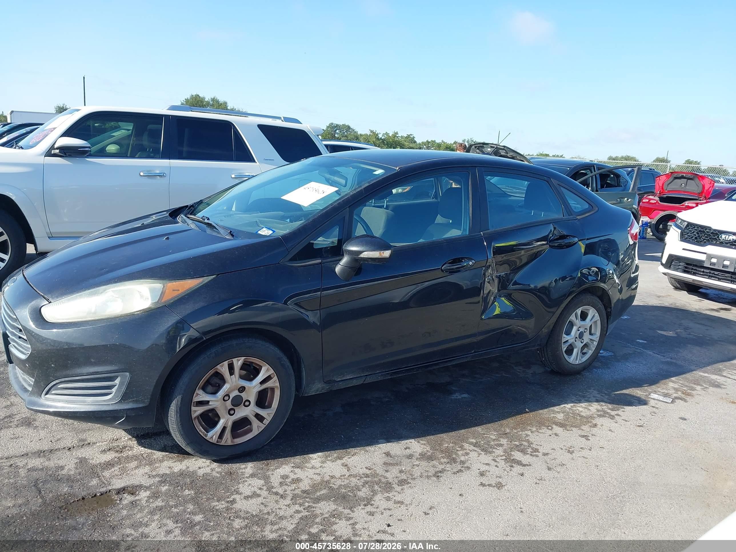 2015 Ford Fiesta Se Черный vin: 3FADP4BJ5FM150837