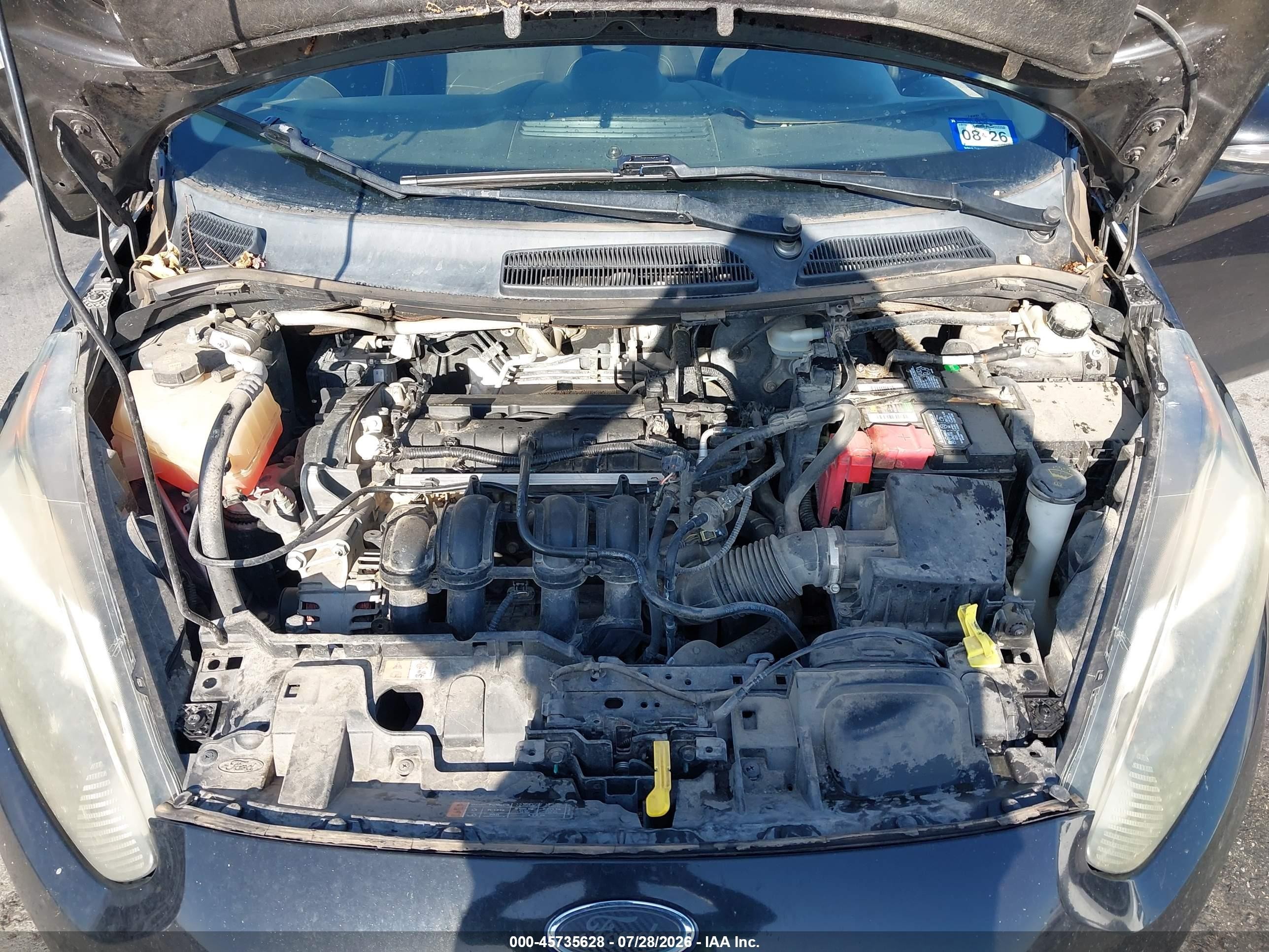 2015 Ford Fiesta Se Черный vin: 3FADP4BJ5FM150837