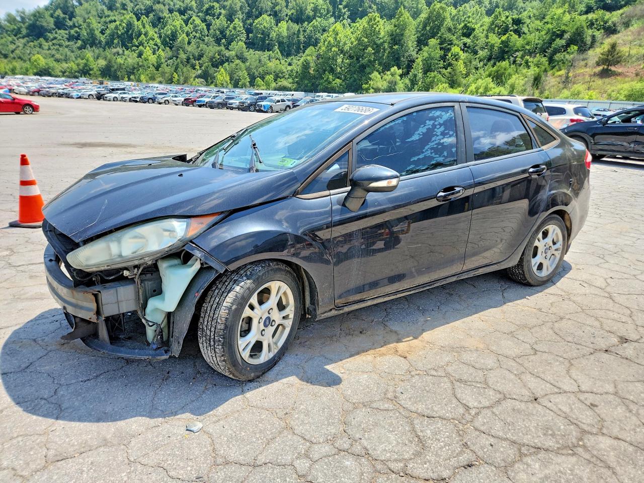 2015 Ford Fiesta Se Черный vin: 3FADP4BJ5FM161286