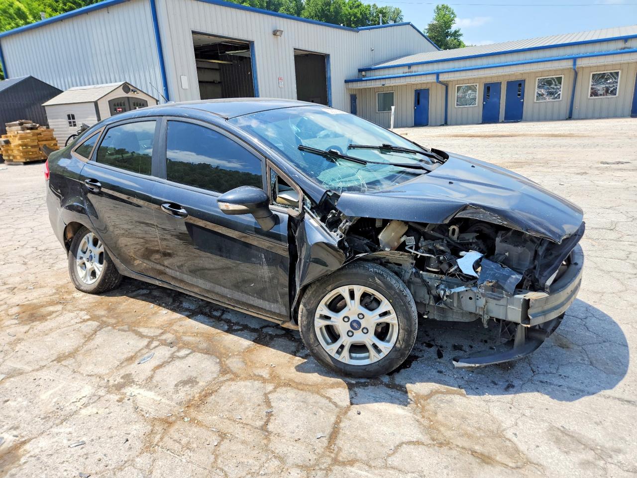 2015 Ford Fiesta Se Черный vin: 3FADP4BJ5FM161286