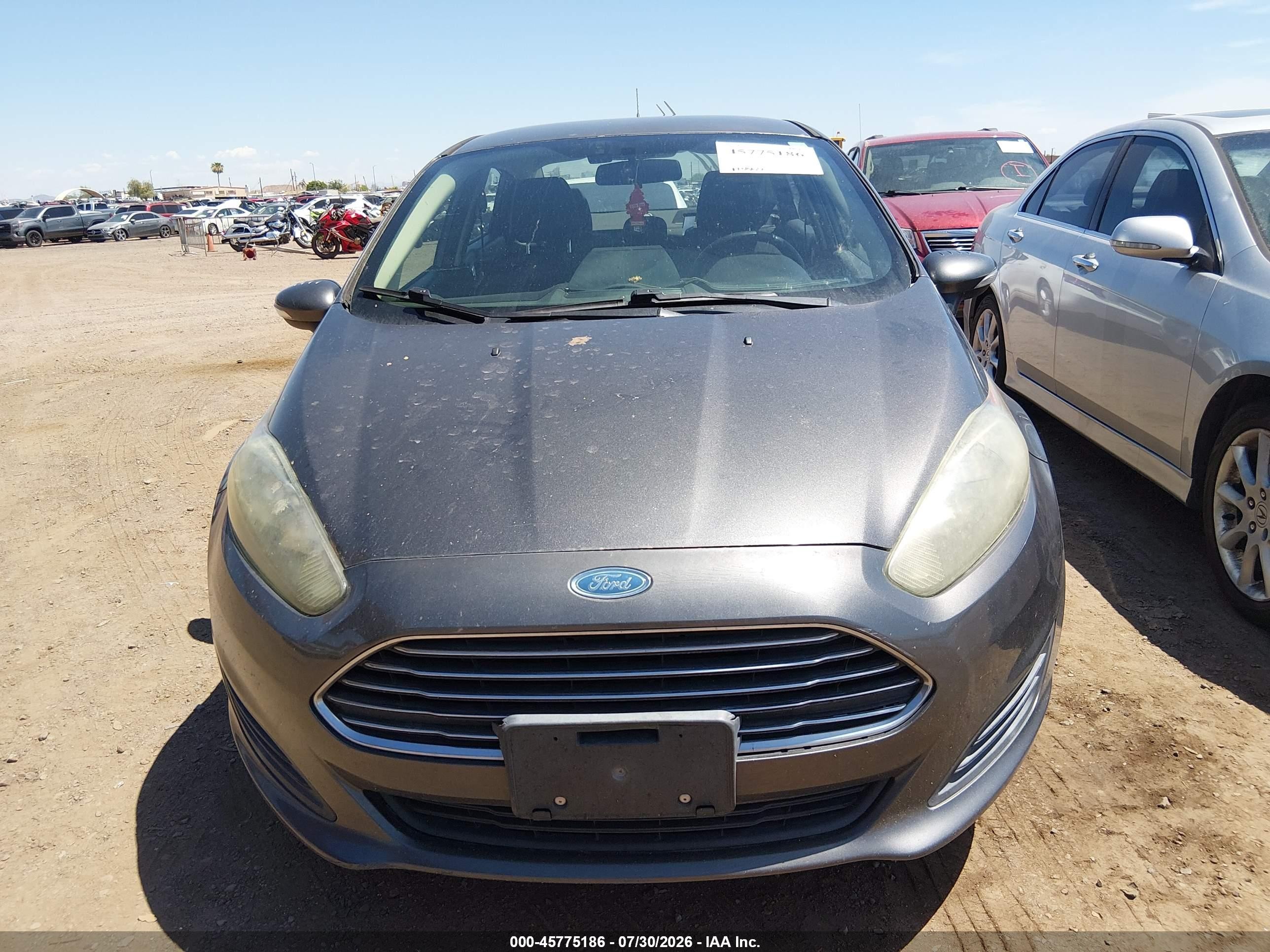 2015 Ford Fiesta Se Gray vin: 3FADP4BJ5FM161918