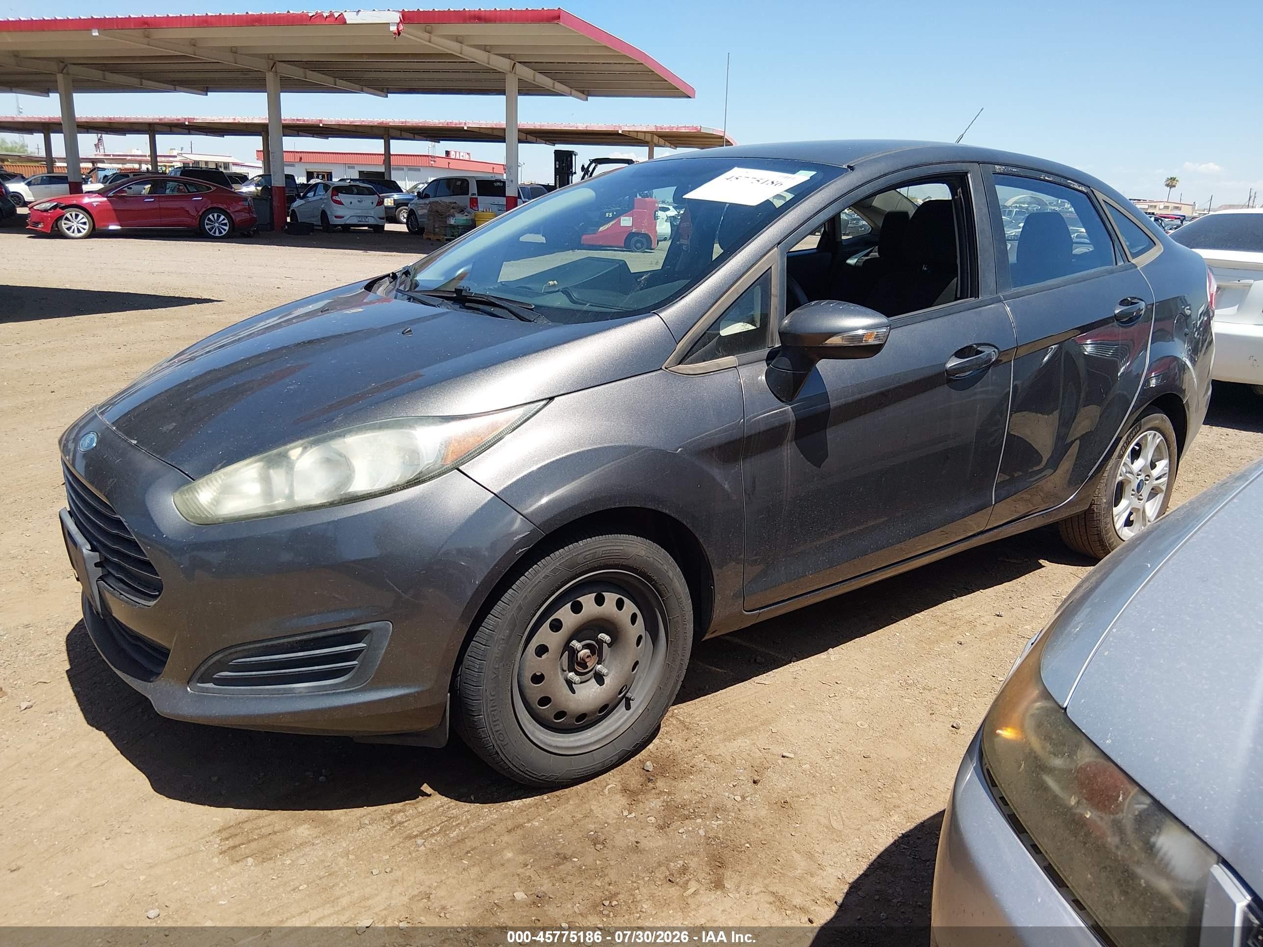 2015 Ford Fiesta Se Gray vin: 3FADP4BJ5FM161918